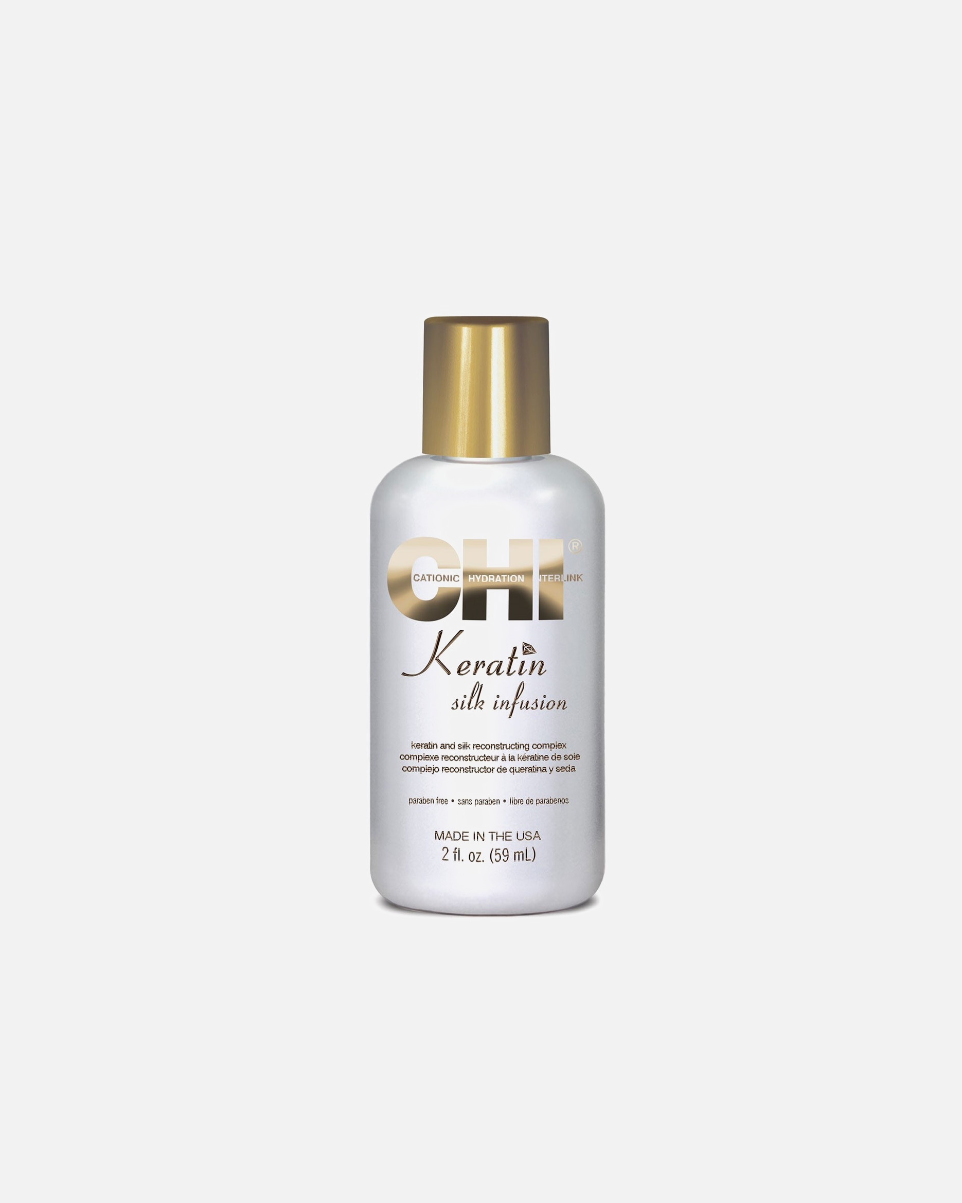Huile cheveux pour Unisexe CHI Keratin Silk Infusion 59 ml