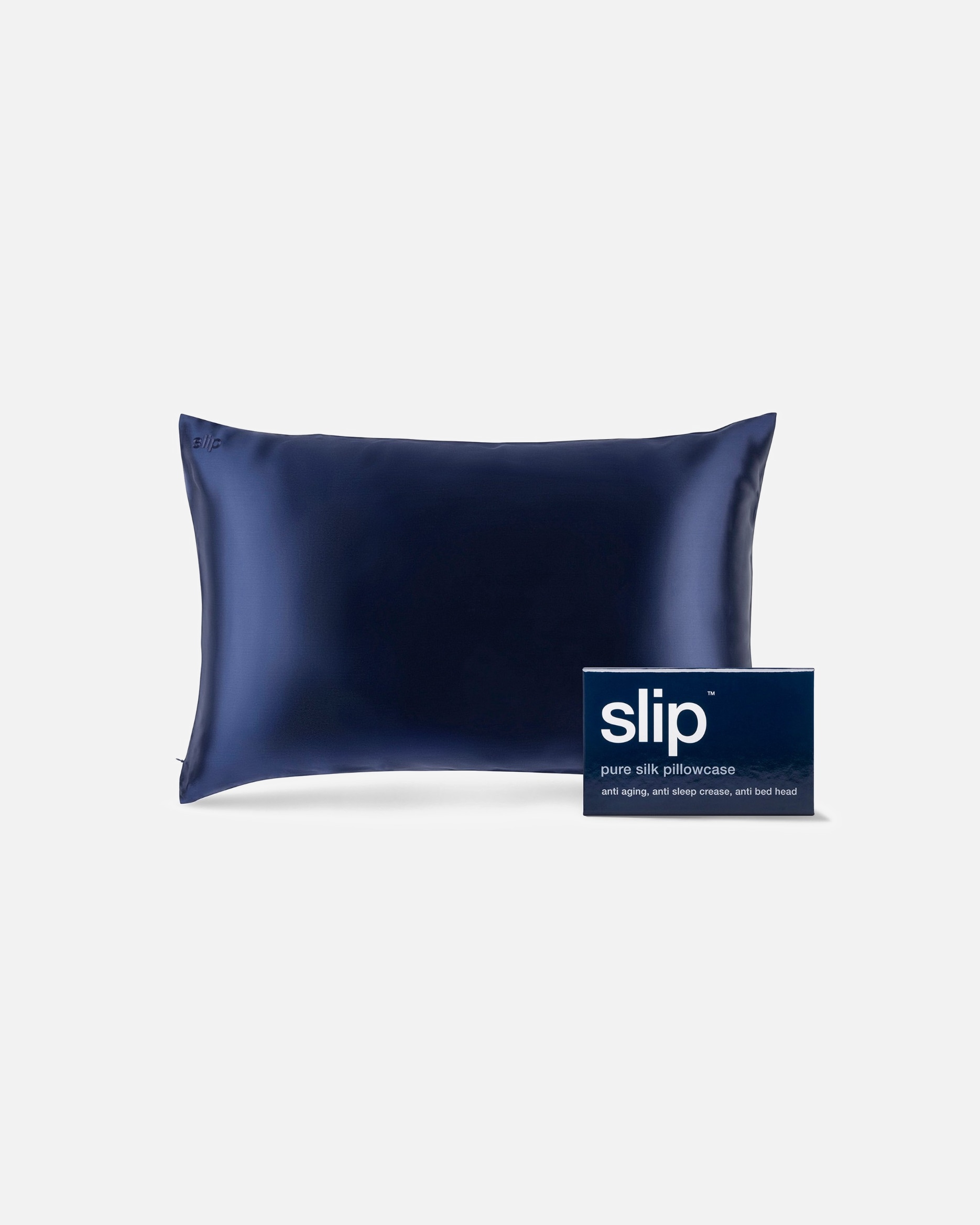 Coussins pour Unisexe Slip Pure Silk Pillowcase NAVY