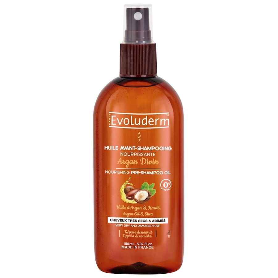 Evoluderm - Huile Avant - Shampooing Nourrissante Argan Divin Huile et sérum cheveux 150 ml unisex