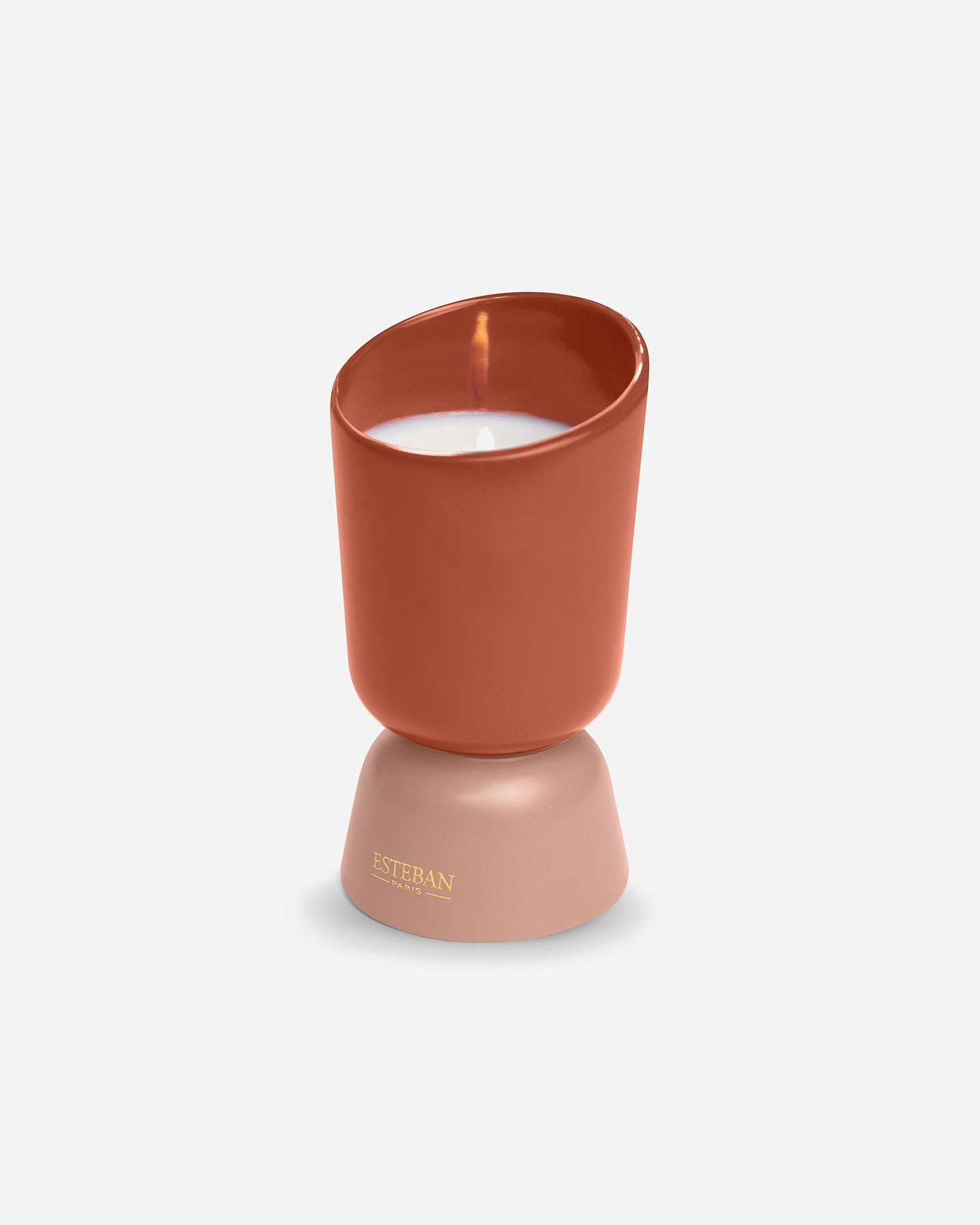 Bougie pour Unisexe Esteban Iconic Color ROUGE TECK ET TONKA 220 Grammes