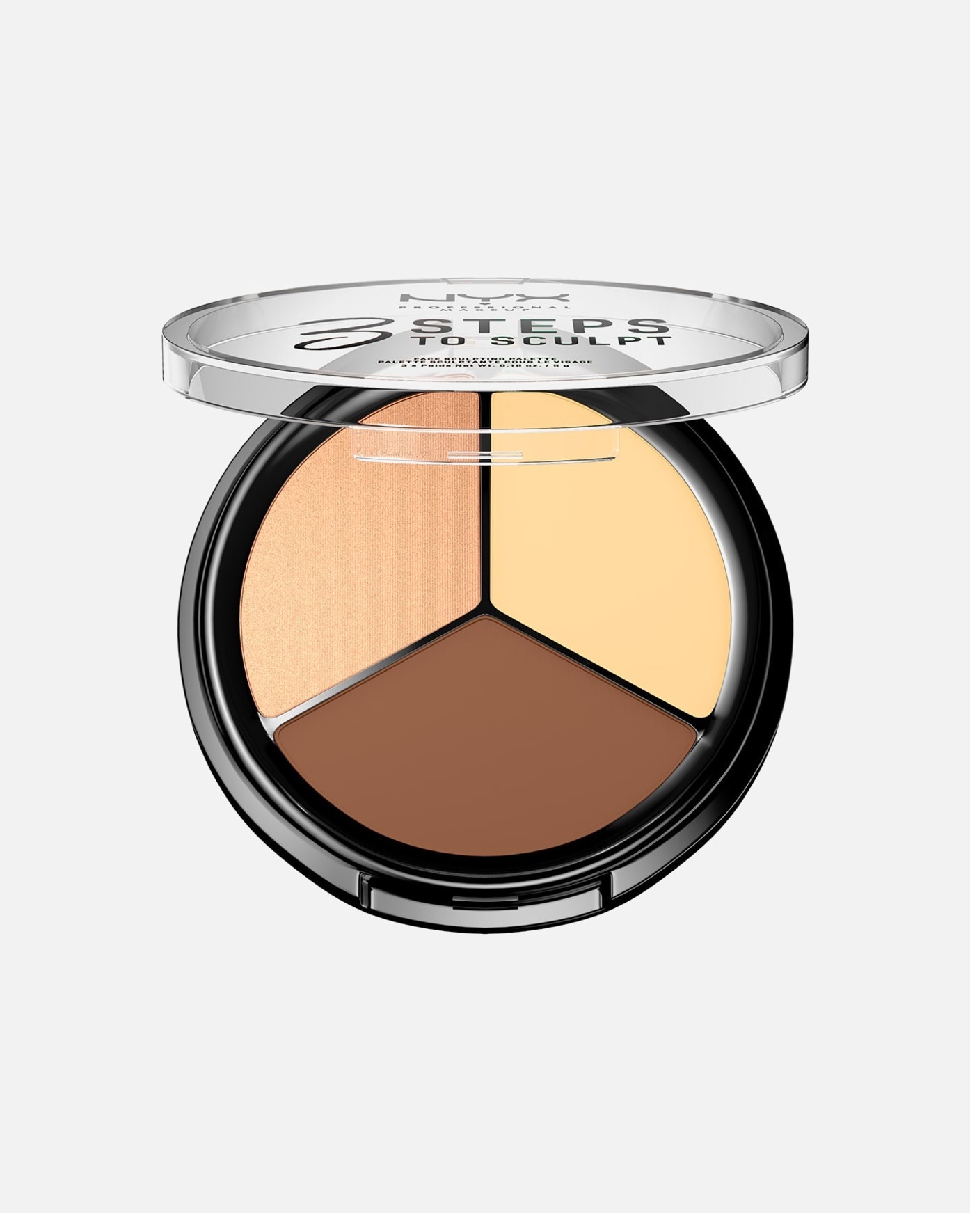 Poudre pour Unisexe NYX Professional Makeup 3 Steps to Sculpt Face Sculpting Palette LIGHT