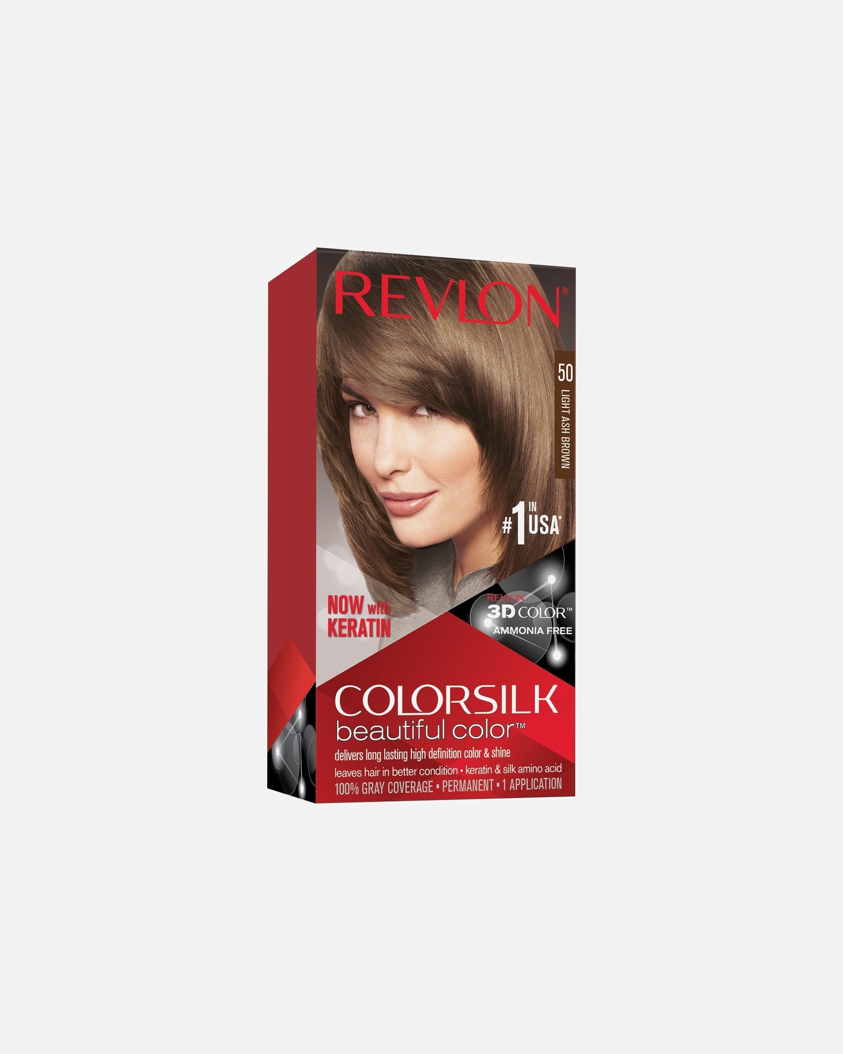 Coloration cheveux pour Unisexe Revlon ColorSilk Beautiful Color N°050 Châtain Cendré Clair