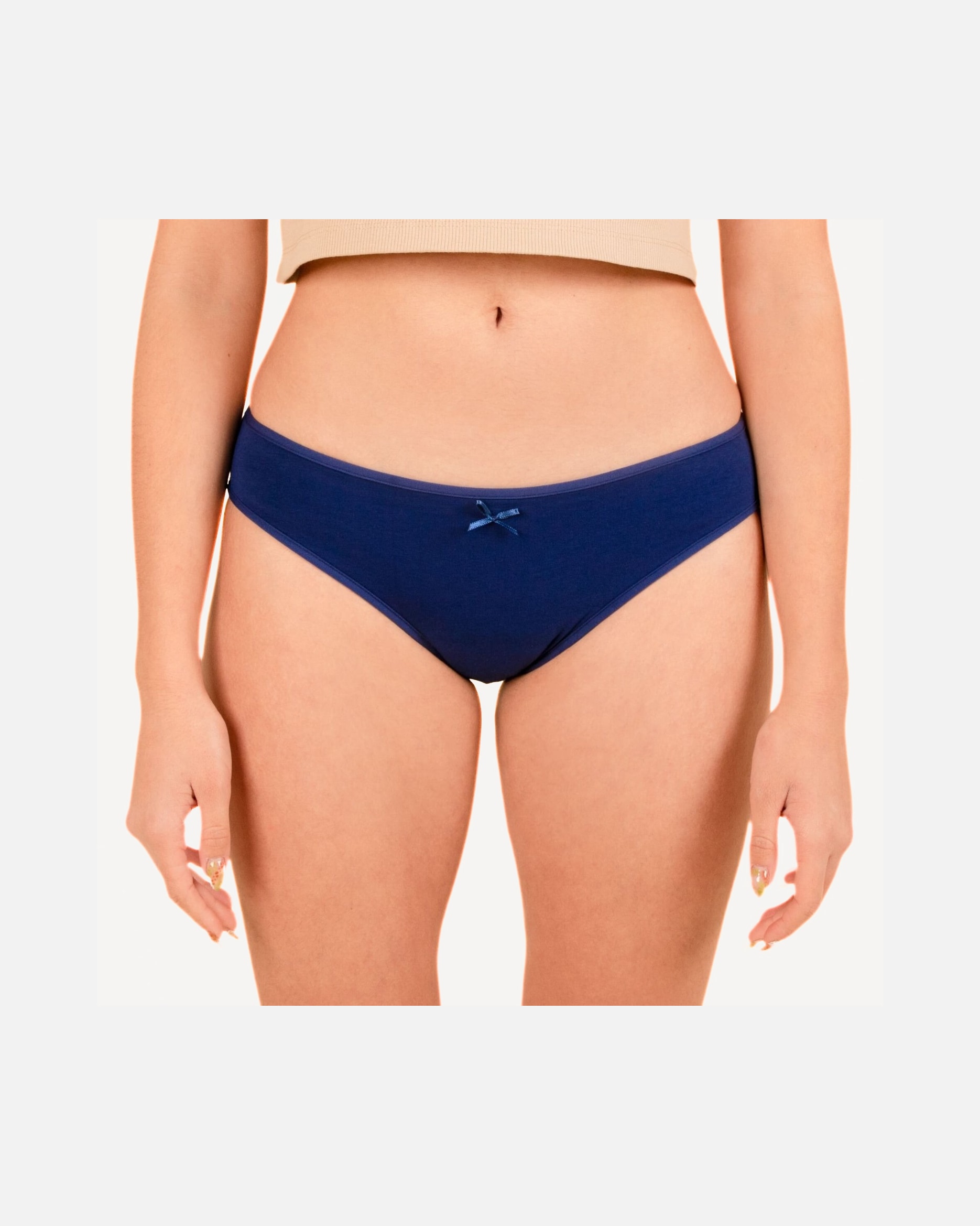 Sous-vêtements menstruels pour Femme jho Culotte menstruelle bleue flux moyens 34