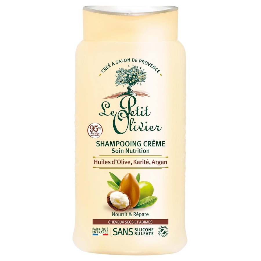 Le Petit Olivier - Shampooing Crème Soin Nutrition Huiles d'Olive, Karité, Argan Shampoing 250 ml female