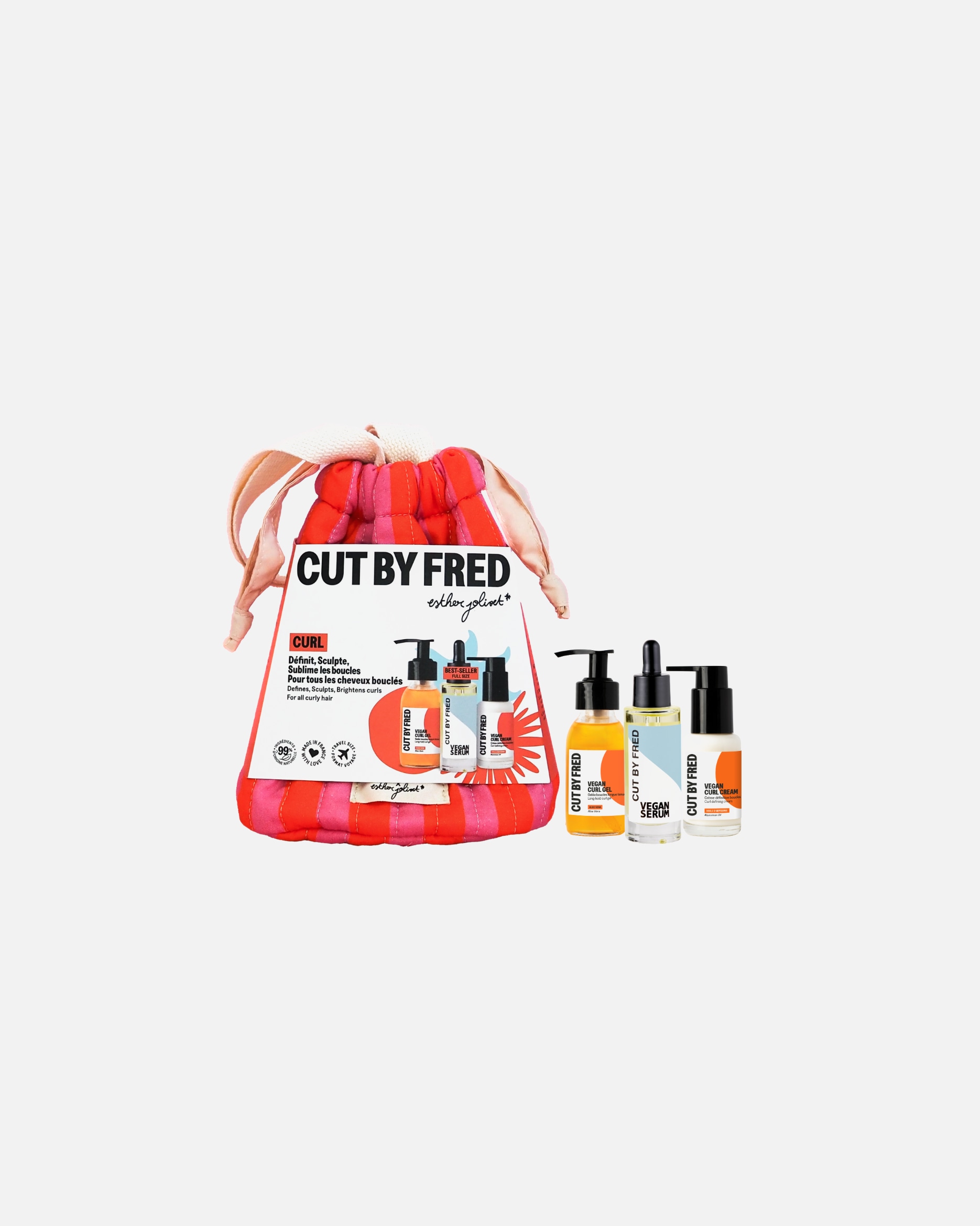 Coffret soin cheveux pour Unisexe CUT BY FRED Default Brand Line Pochon curl x Esther Jolivet 1 unité