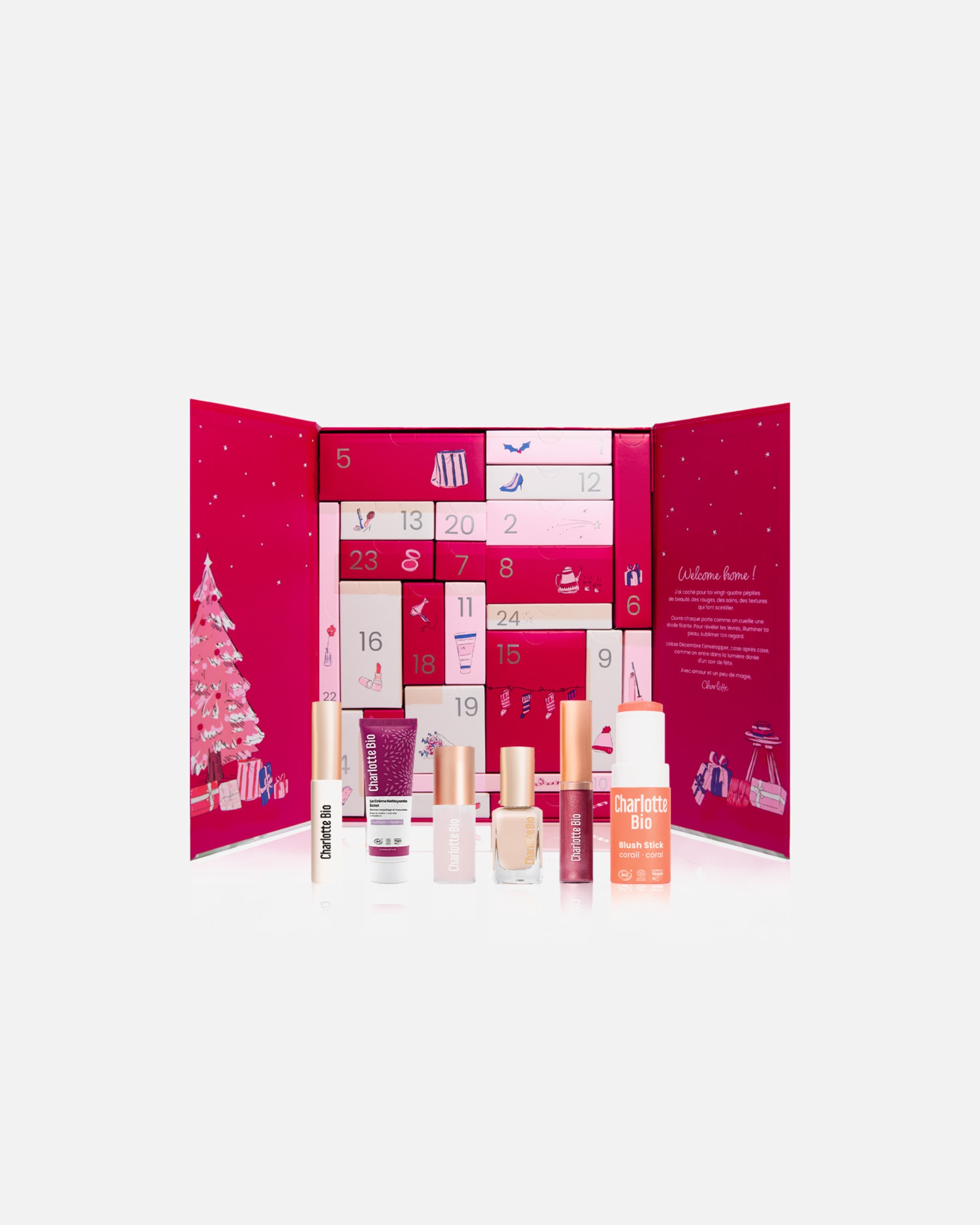 Calendrier de l'Avent pour Unisexe Charlotte Bio Beauté 1 unité