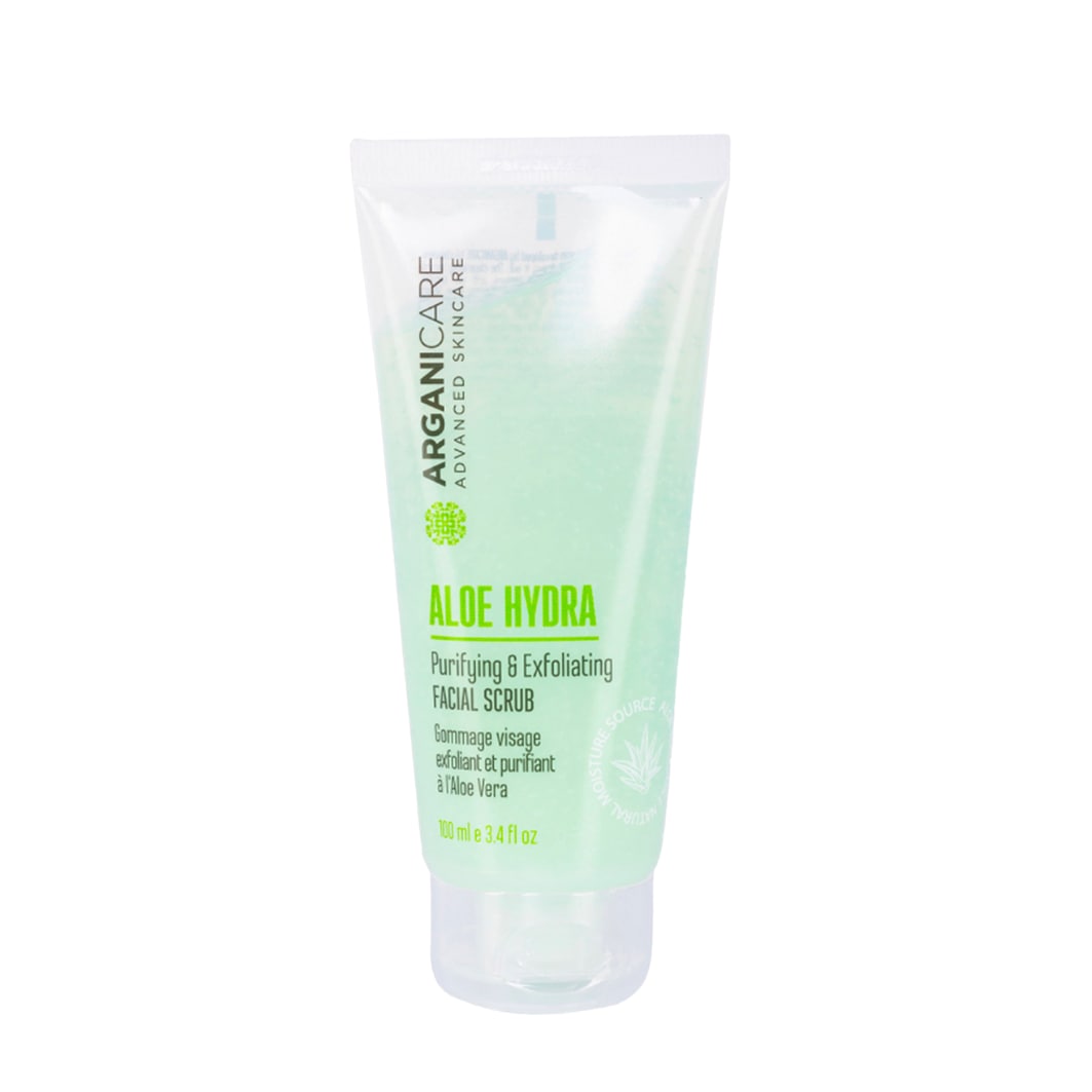 Gommage Visage Exfoliant Et Purifiant à L'Aloe Vera Arganicare 100ml Gommage Visage Exfoliant Et Purifiant à L'Aloe Vera Arganicare 100ml