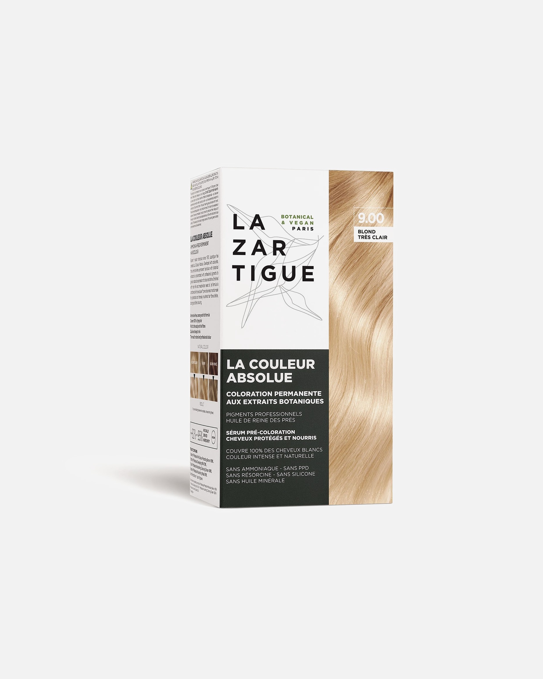Coloration cheveux pour Unisexe Lazartigue COULEUR ABSOLUE 9.00 - Blond très clair