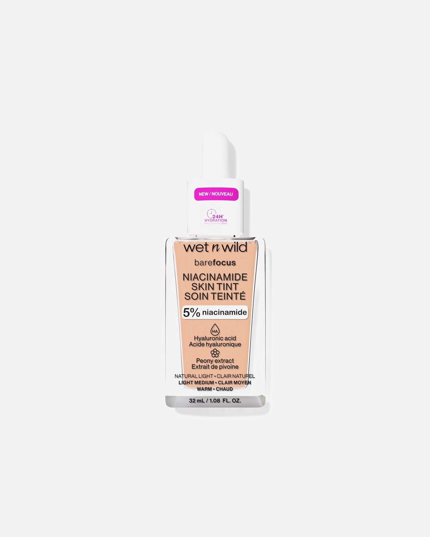 Fond de teint pour Unisexe wet n wild Niacinamide Skin Tint LIGHT