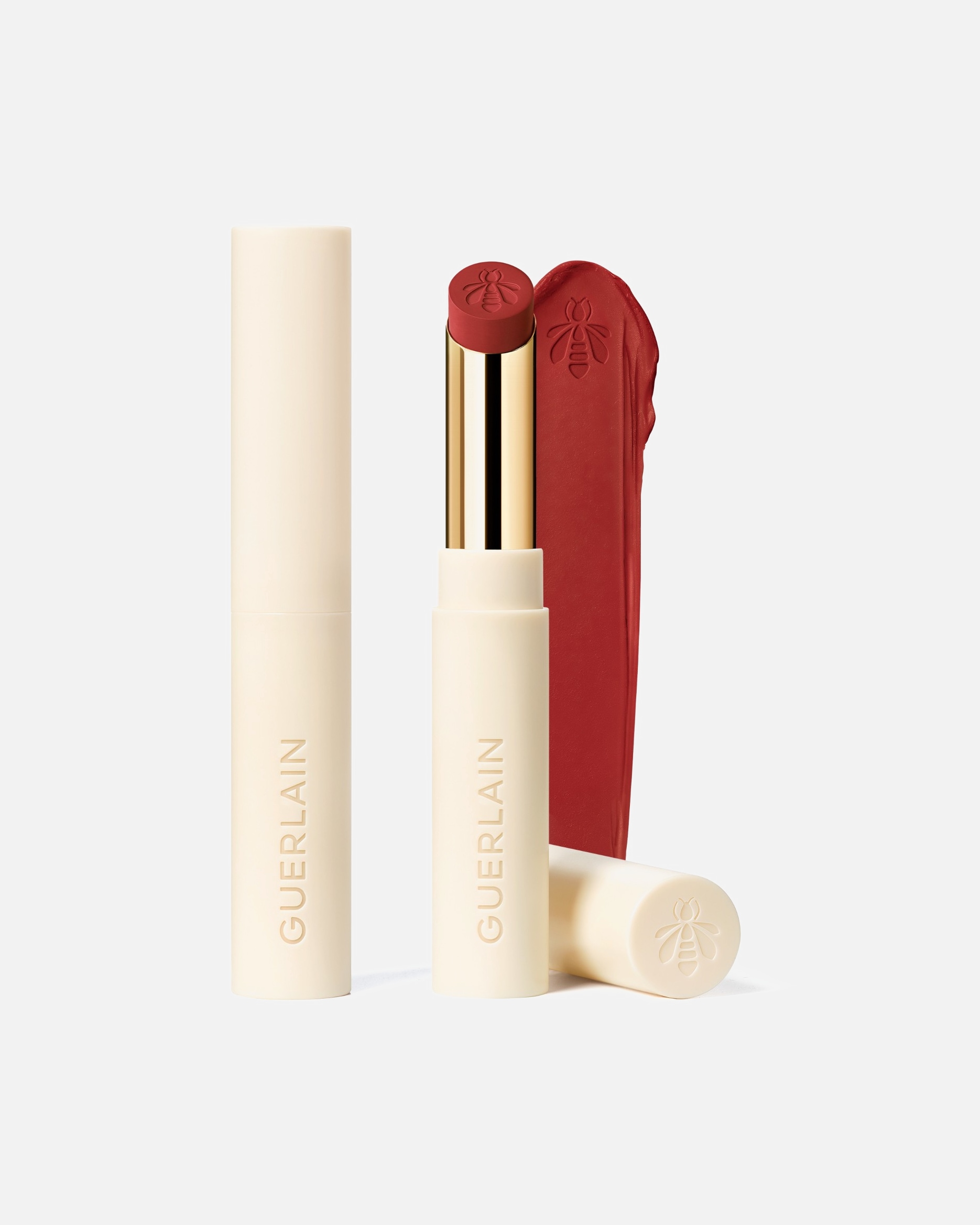 Rouge à lèvres pour Unisexe Guerlain KissKiss Le Rouge à Lèvres Intense Au Miel - Recharge 599 RED ASTER - Recharge