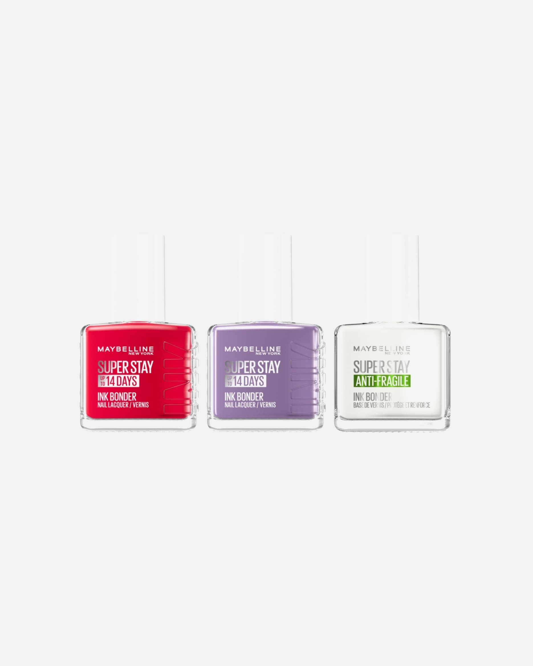 Coffret de vernis à ongles pour Unisexe Maybelline SUPERSTAY INK BONDER Routine 1 unité