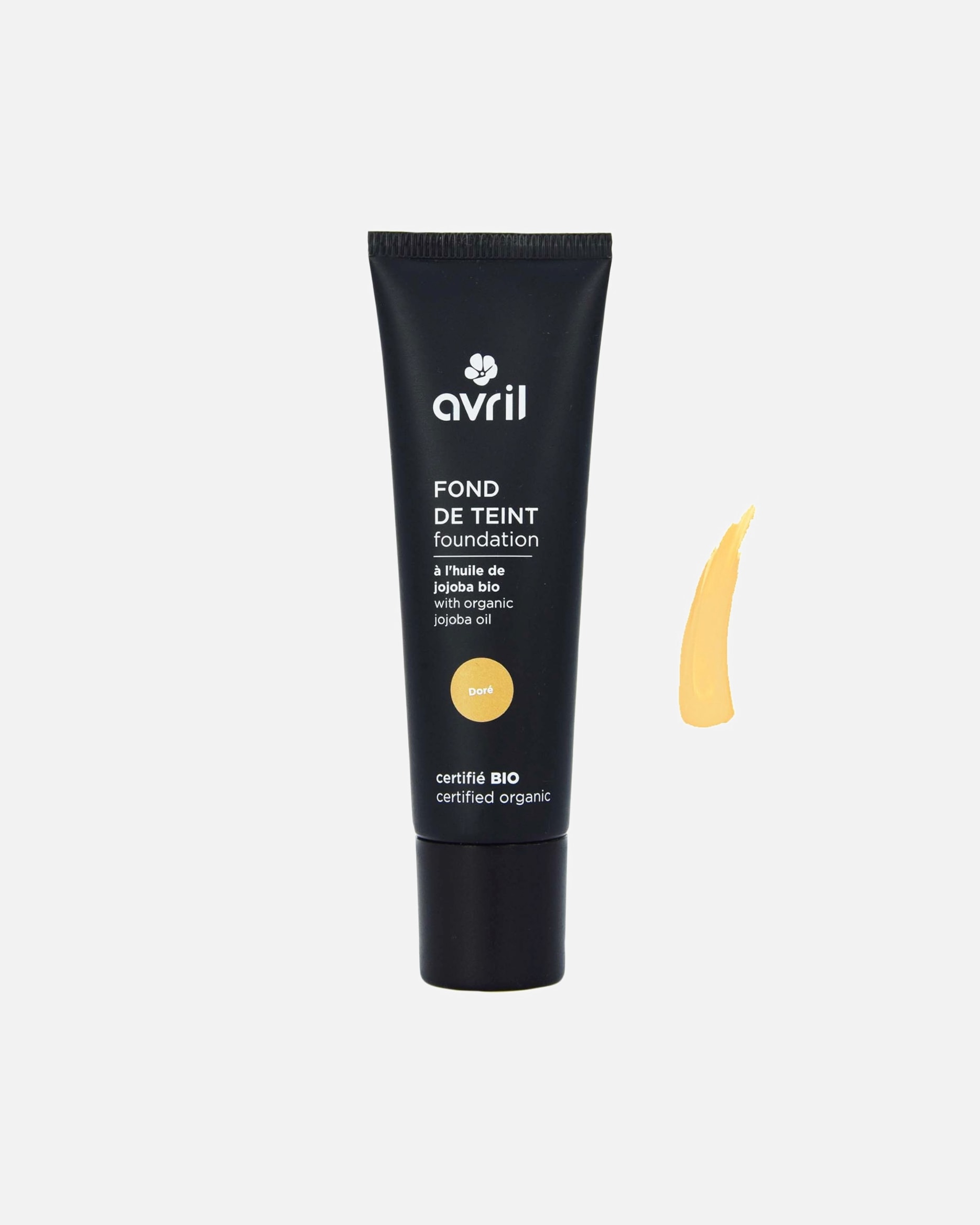 Fond de teint pour Unisexe Avril Default Brand Line Fond de teint Porcelaine - 30 ml - Certifié bio Doré