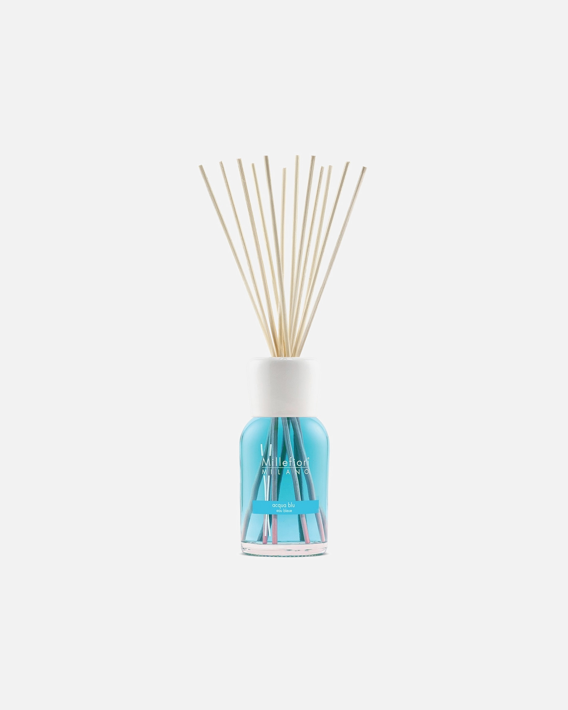 Parfum d'ambiance pour Unisexe Millefiori MILANO Diffuseur à bâtonnets, eau bleue 500 ml