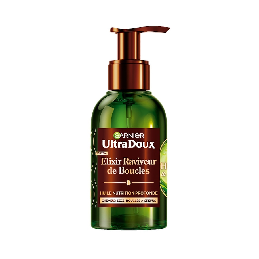 Garnier - Elixir Raviveur de Boucles à l'Huile d'Avocat & Beurre de Karité Huile et sérum cheveux 120 ml unisex