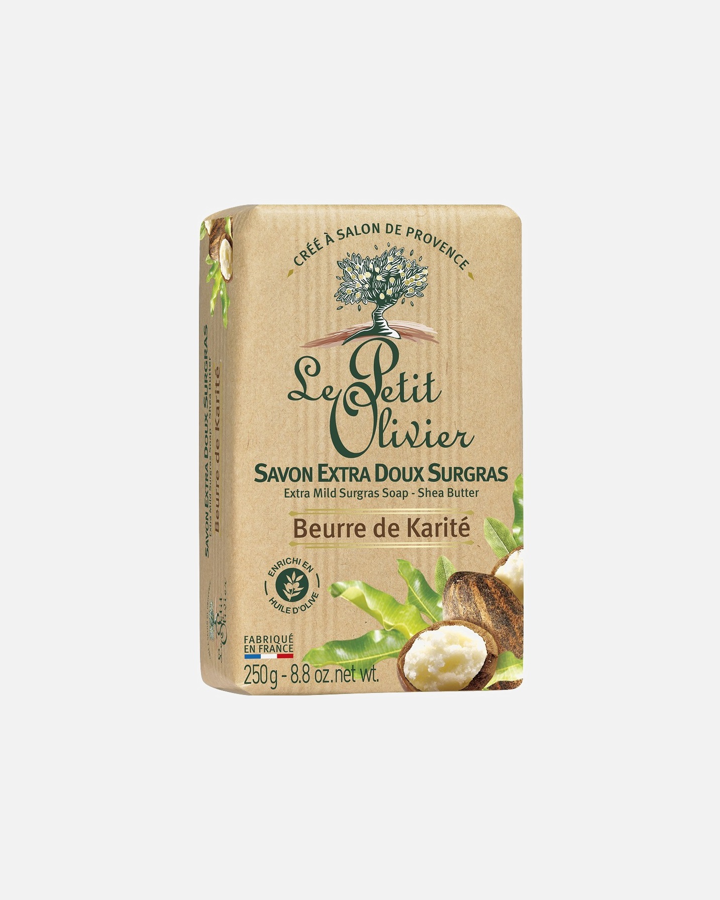 Savon pour les mains pour Unisexe Le Petit Olivier Extra Doux Surgras Beurre de Karité 250 g