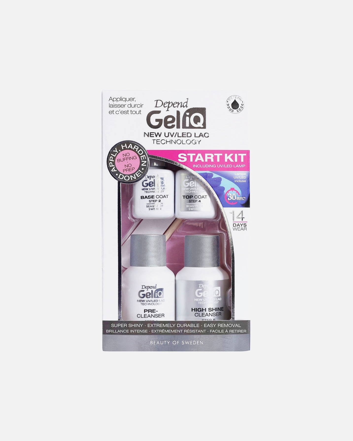 Coffret de vernis à ongles pour Unisexe Depend Gel IQ Starter Kit Quantité: 1