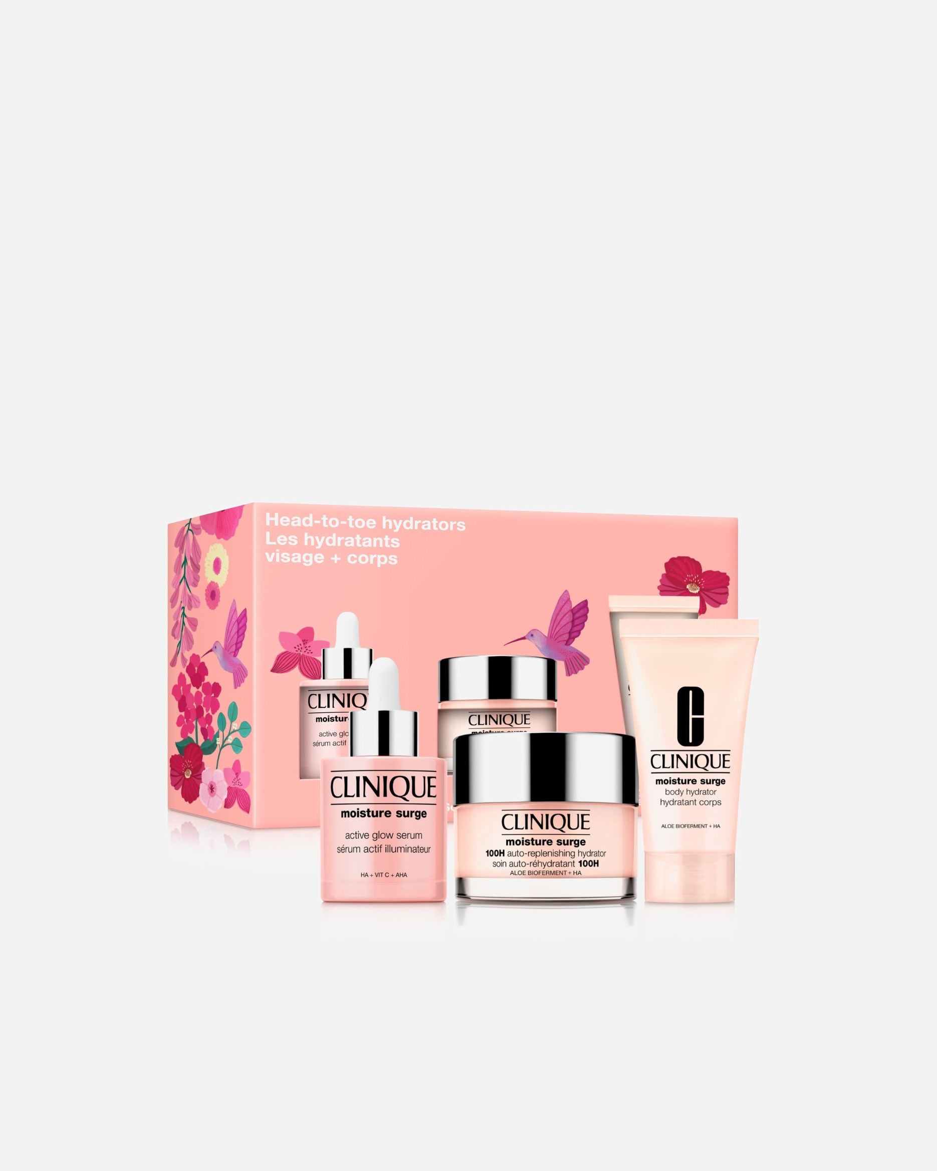 Coffret soin visage pour Unisexe Clinique Moisture Surge™ Head-To-Toe Hydrators 1 unité