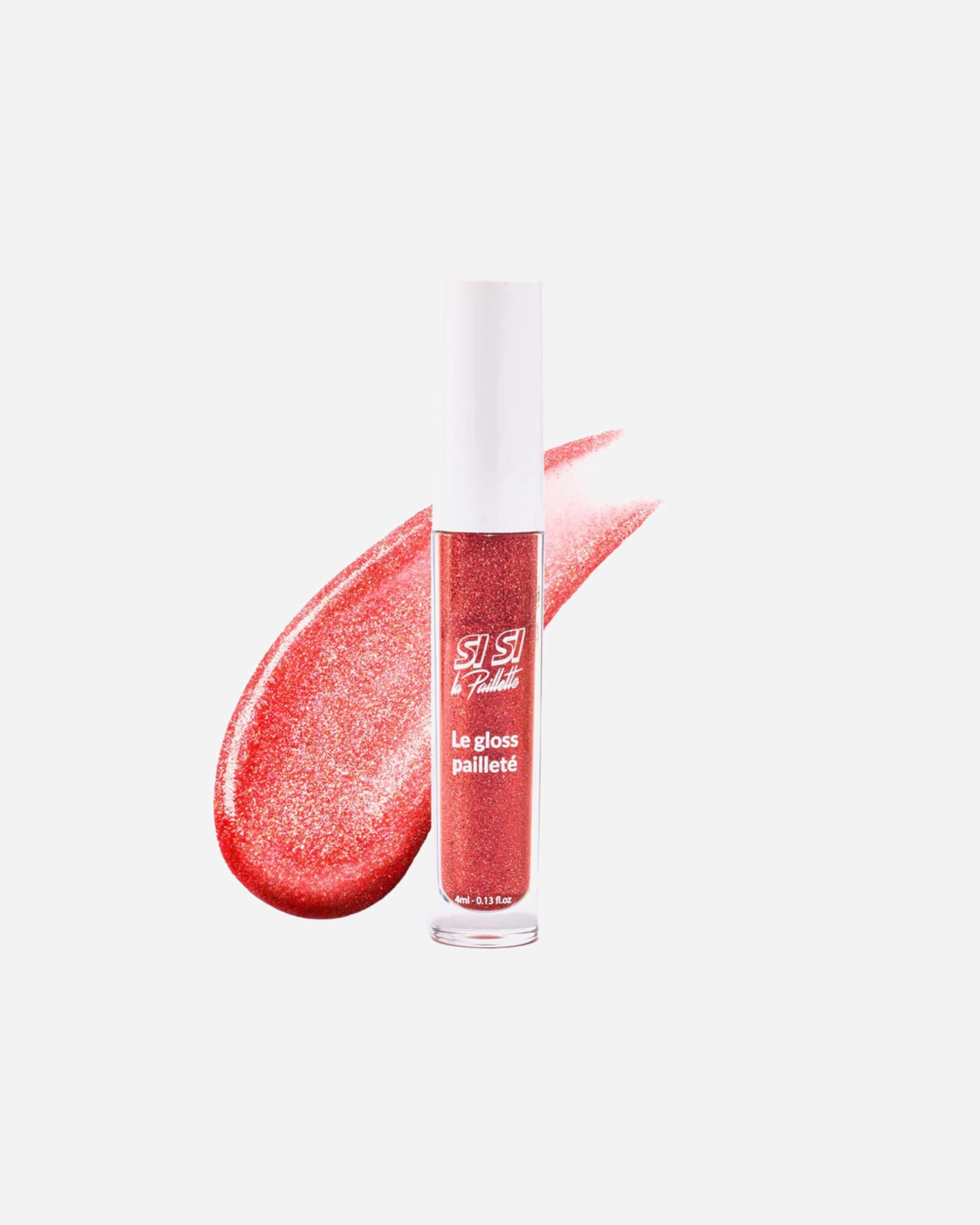 Gloss à lèvres pour Unisexe Si Si La Paillette Default Brand Line Gloss Pailleté Rouge