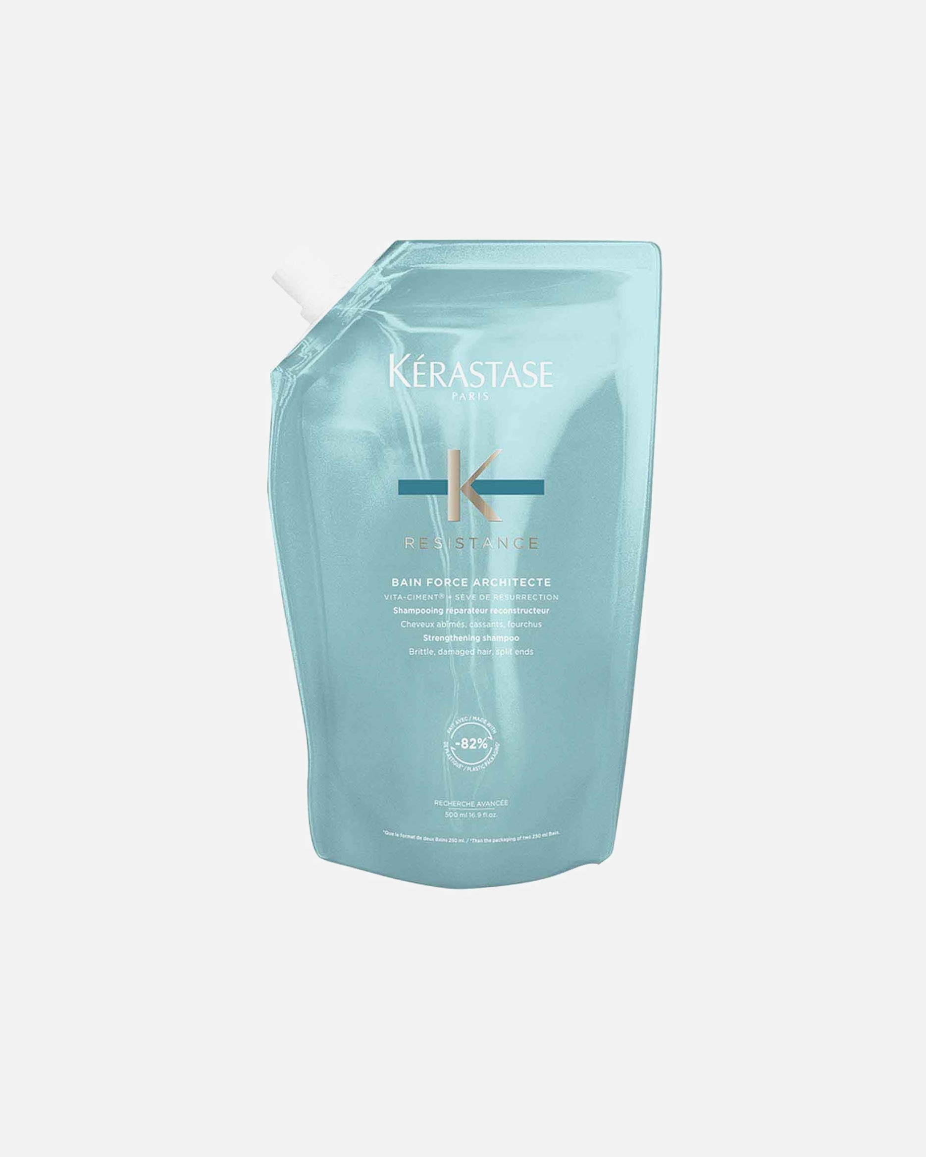 Shampooing pour Unisexe Kérastase Résistance Bain Force Architecte RECHARGE - 500 ml