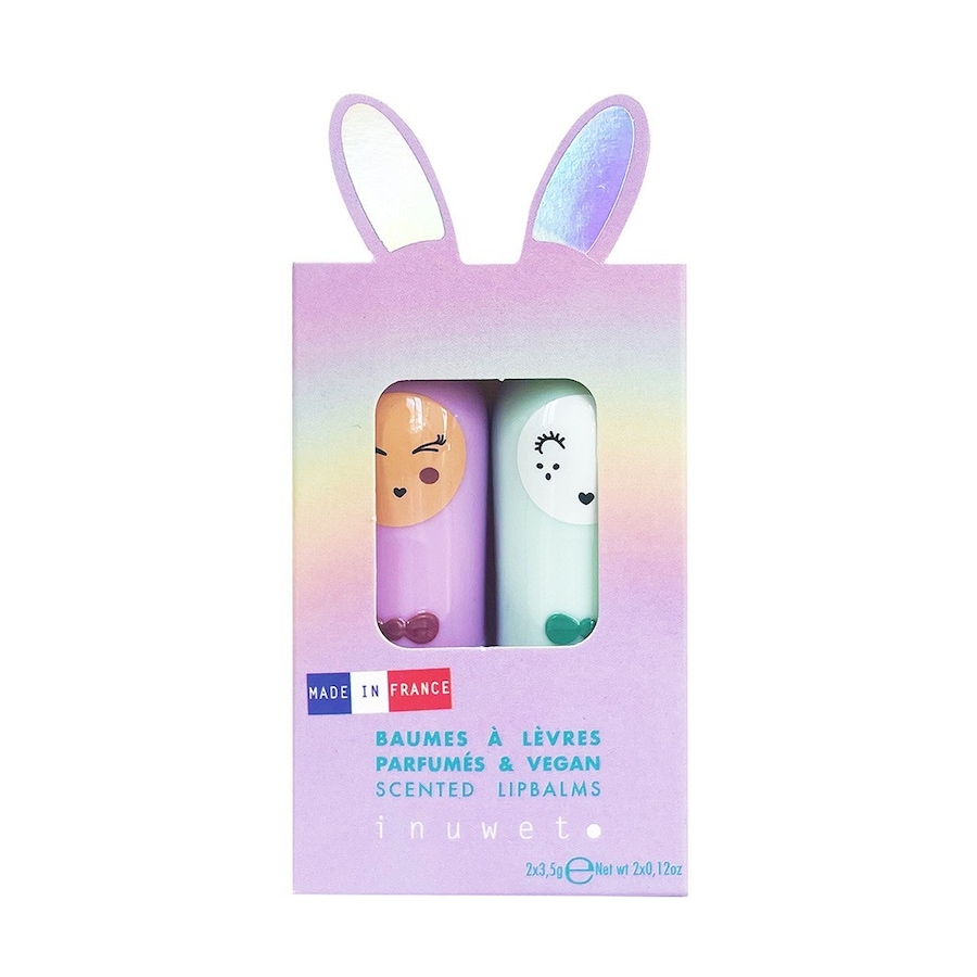 Inuwet - Coffret Hélène duo baumes à lèvres pomme et guimauve Baume à lèvres 1 pieces Argent unisex