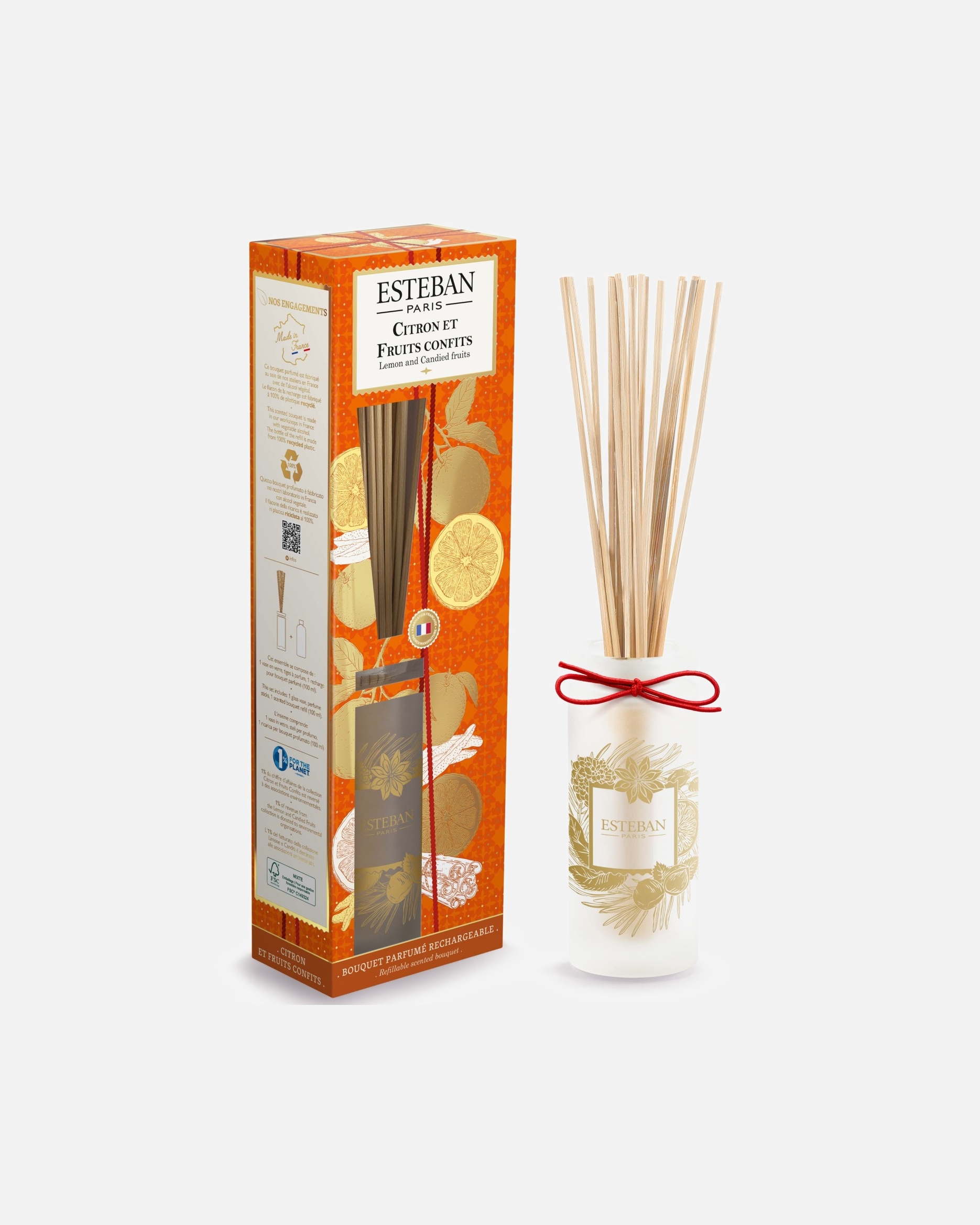Parfum d'ambiance pour Unisexe Esteban Citron et fruits confits 100 ml