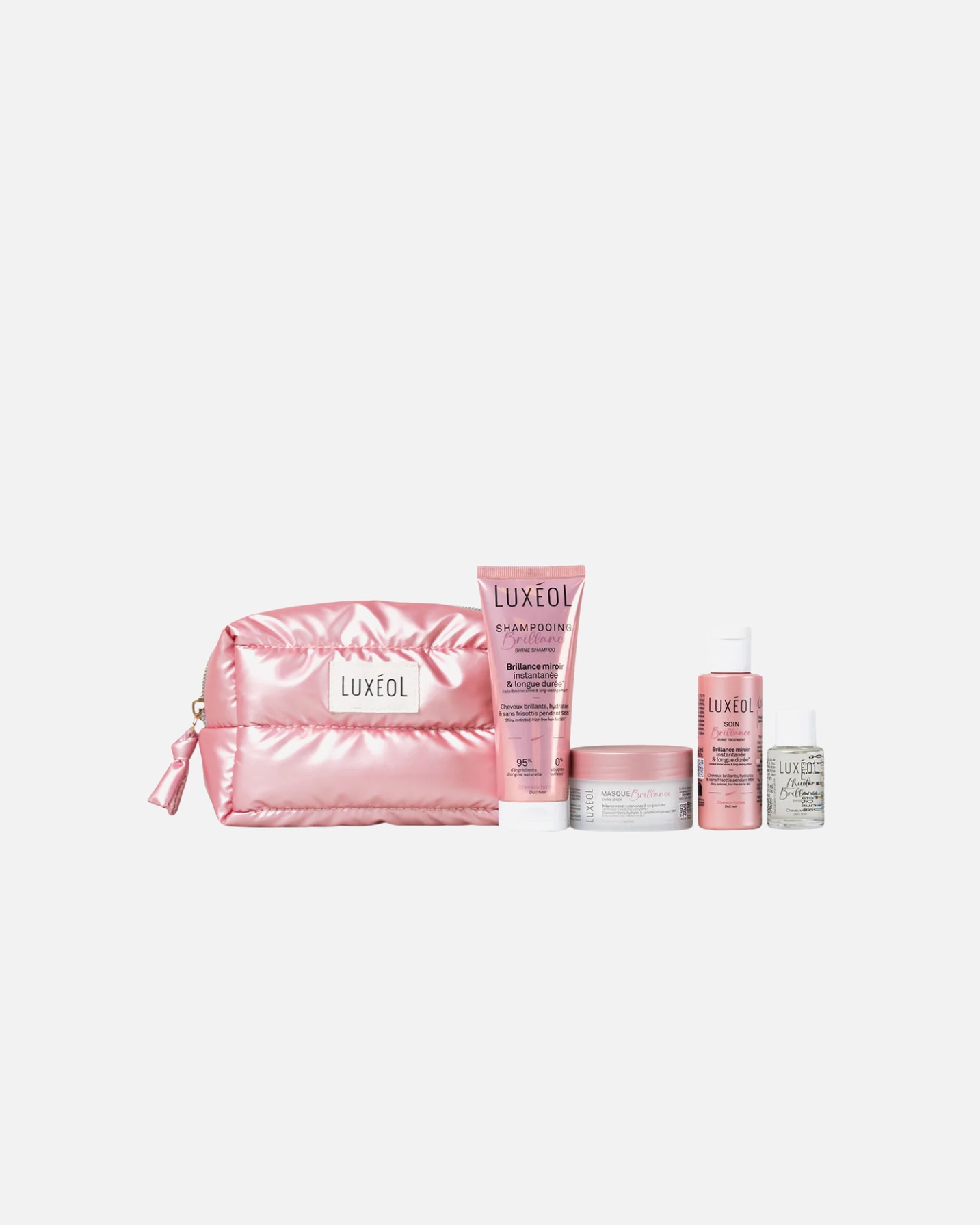 Trousse de toilette pour Unisexe Luxéol Routine Brillance - Format voyage 1 unité