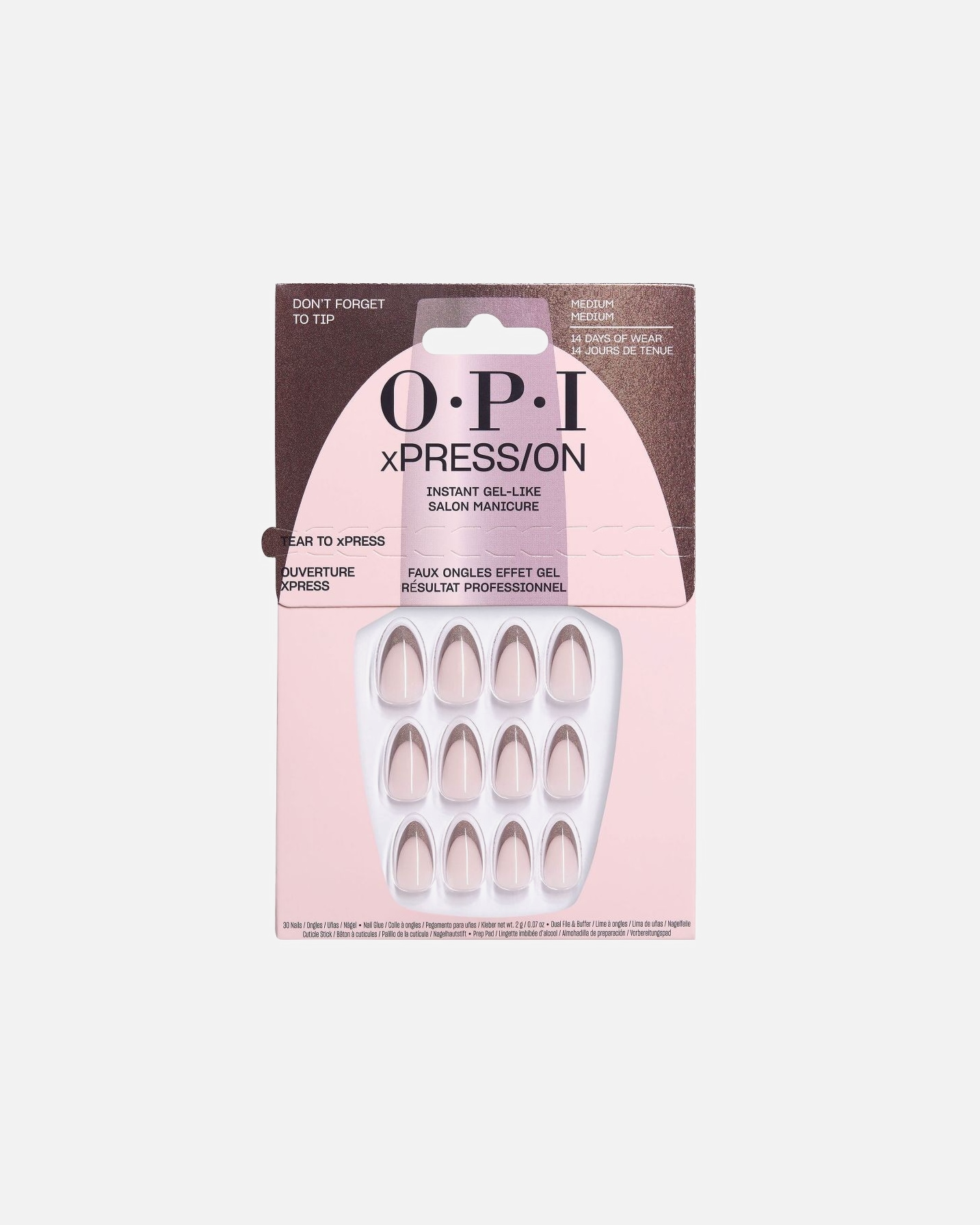 Faux ongles pour Unisexe OPI xPRESS/ON Most Requested Don’t Forget to Tip