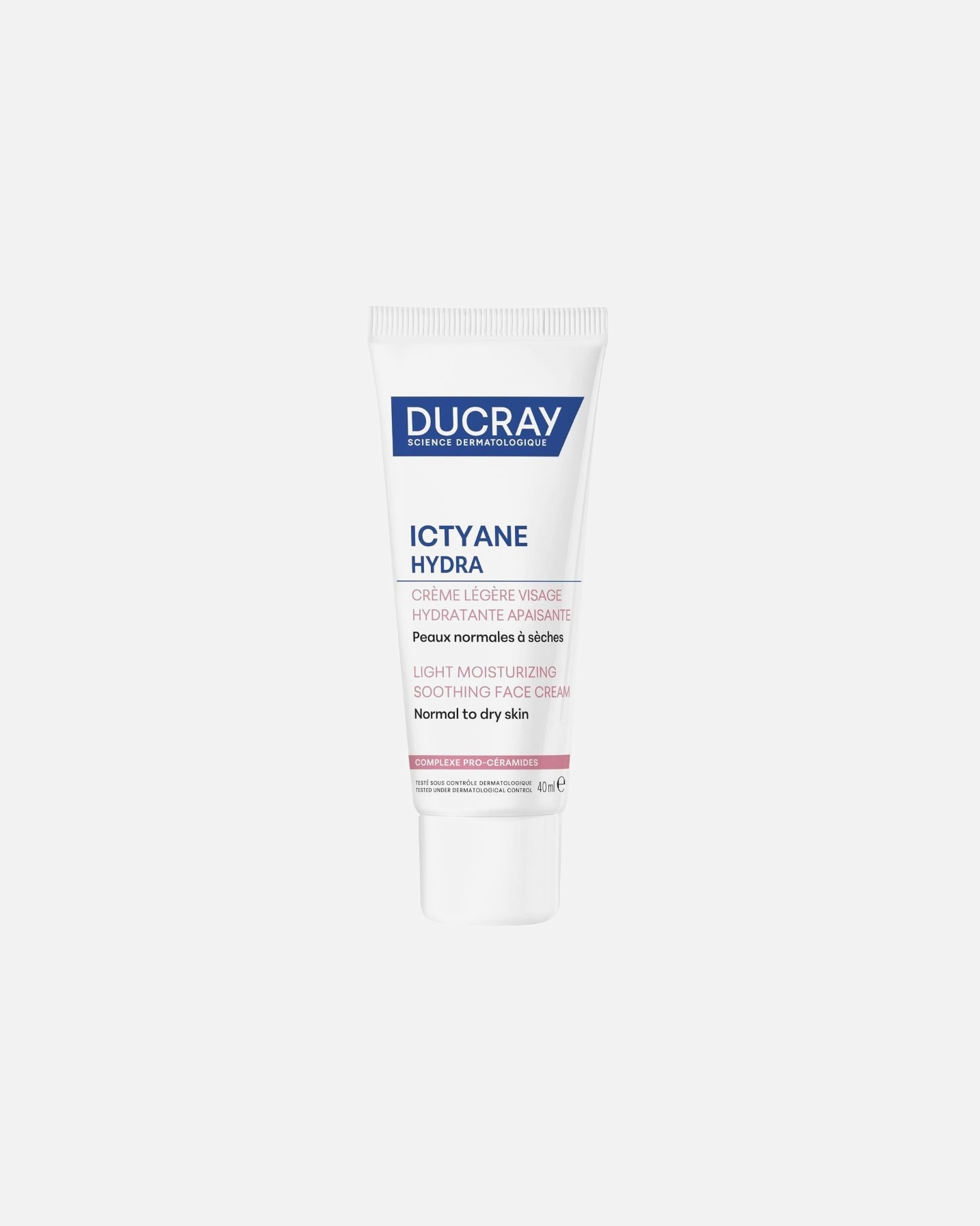Crème visage pour Unisexe Ducray ICTYANE Crème légère visage hydratante apaisante 40 ml