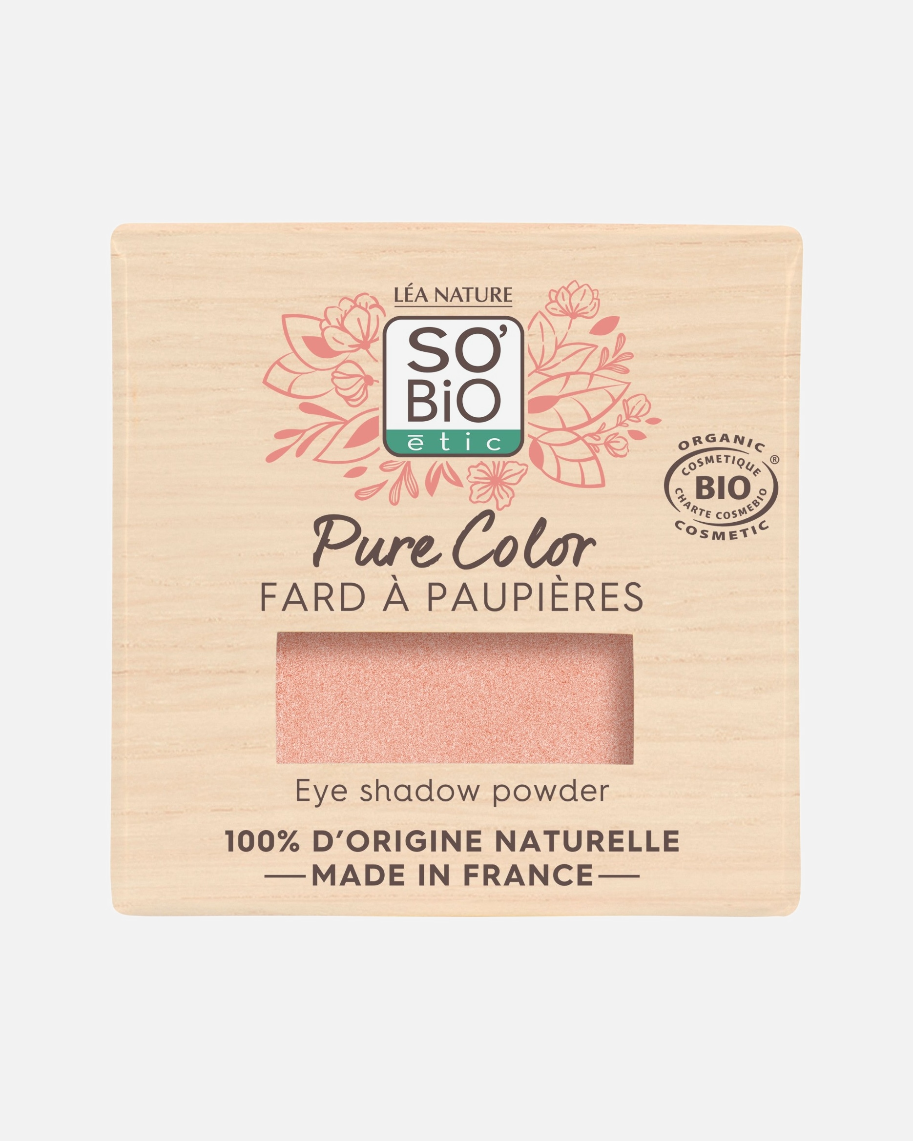 Ombre à paupières pour Unisexe SO BiO étic Pure Color Fard à paupières, Pure Color - 04 Rose t endresse