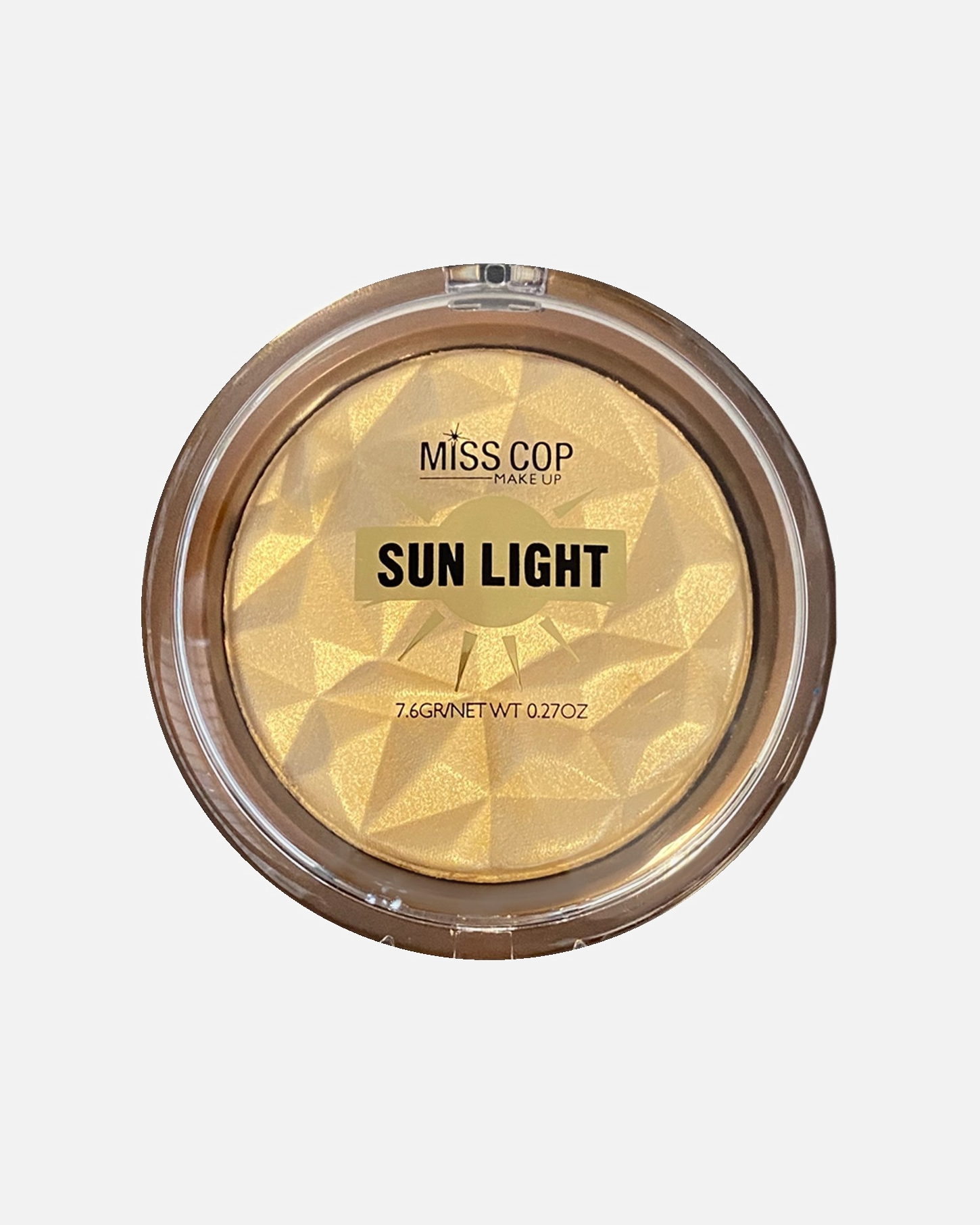 Illuminateur de teint pour Unisexe Miss Cop Highlighter Sun Light 02 Honey