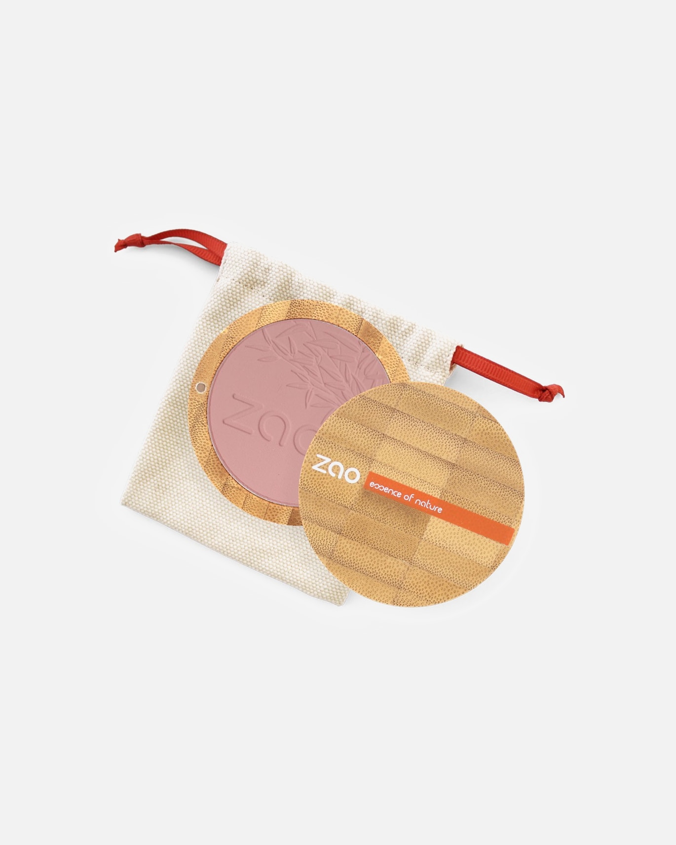 Blush pour Unisexe ZAO Fard à joues compact en bambou 323 - DARK PURPLE