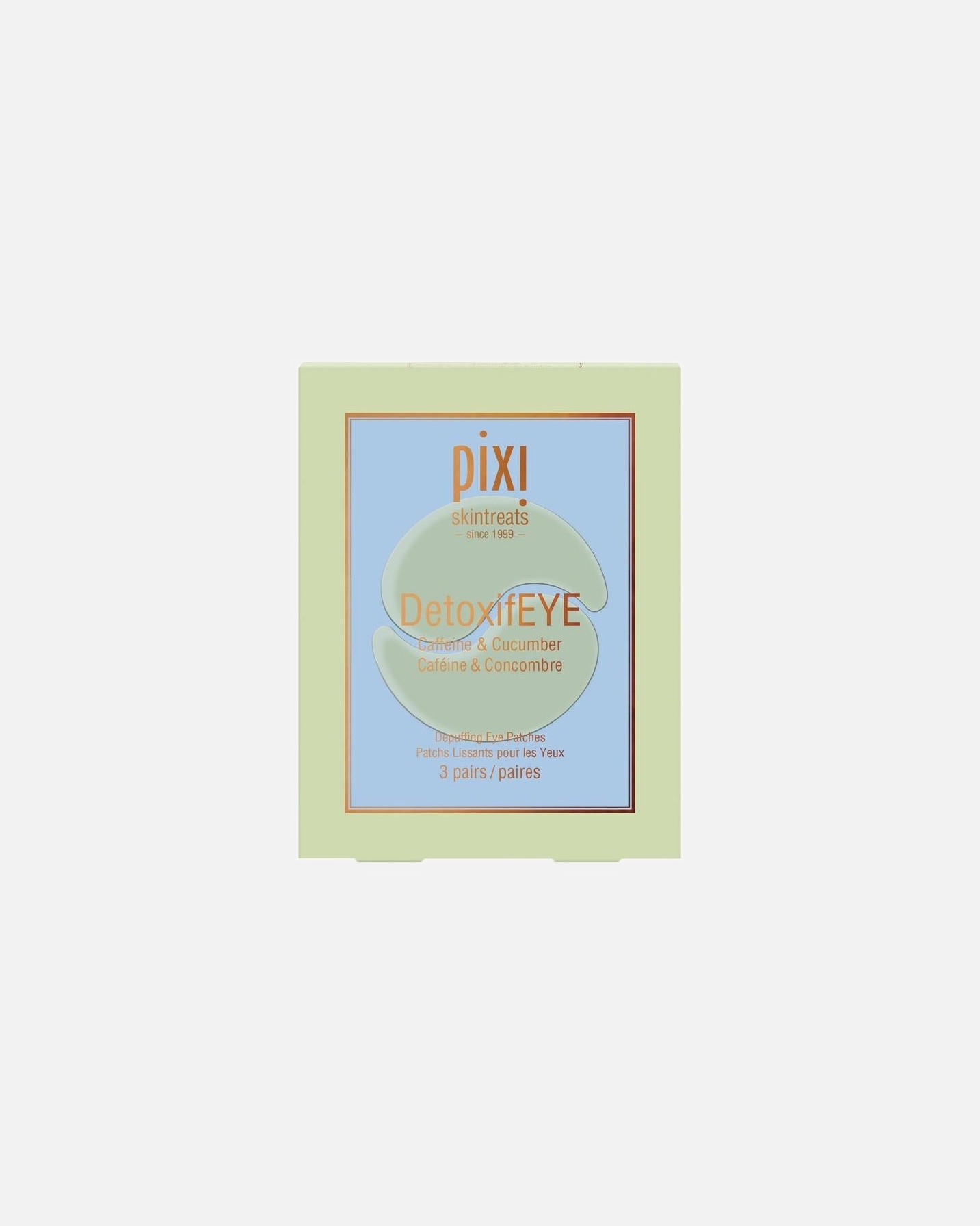 Patchs yeux pour Unisexe Pixi DetoxifEYE Box 3 paires