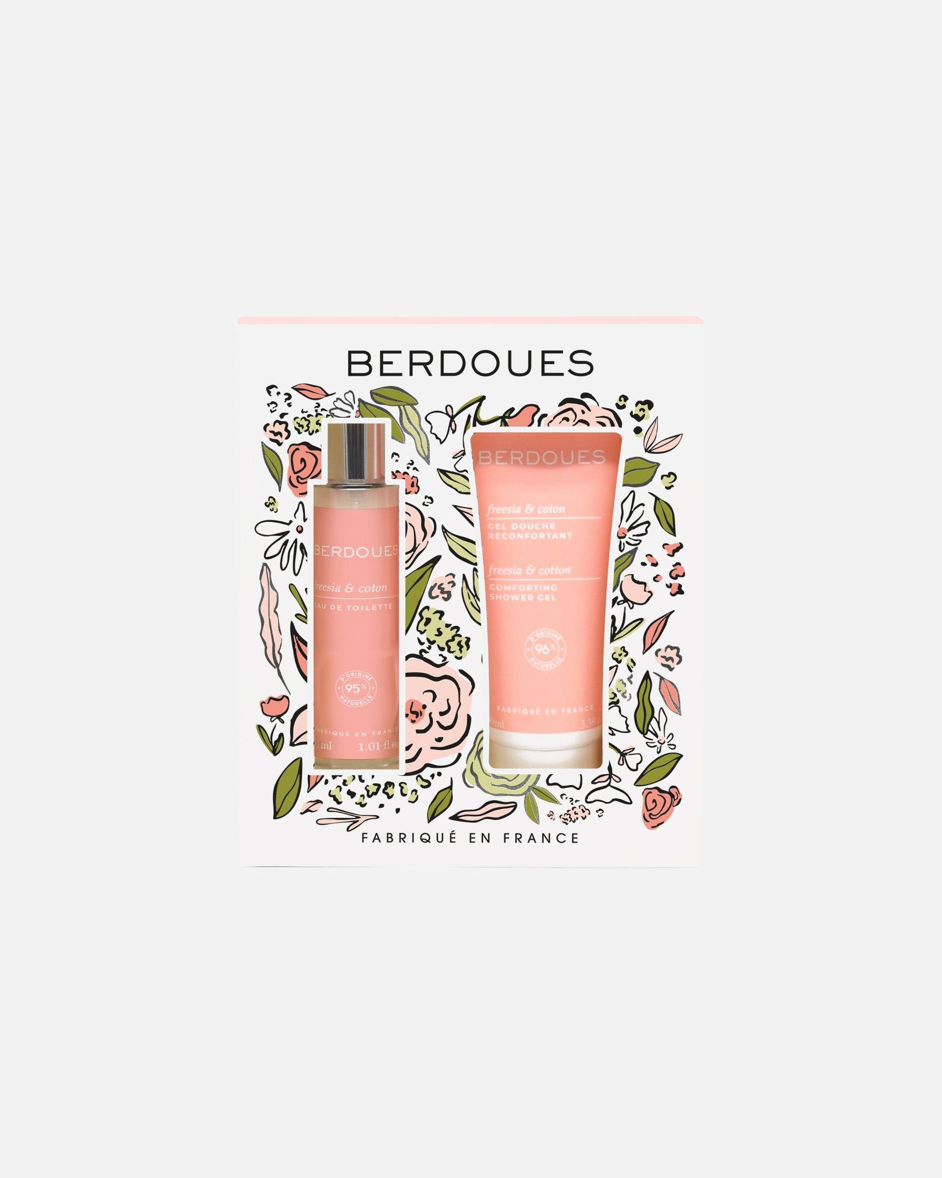 Coffret soin corps pour Femme Berdoues Freesia & Coton 1 unité