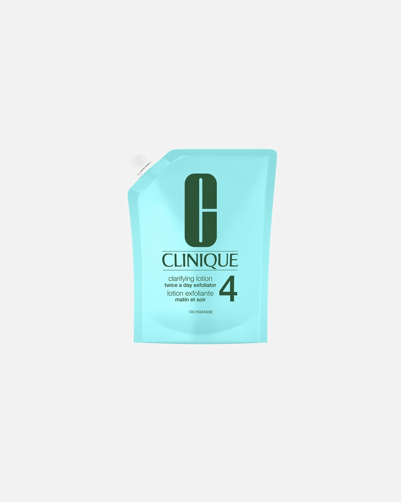 Tonique pour le visage pour Unisexe Clinique Basic 3 Temps Lotion Exfoliante 4 - Peaux grasses 400 ml - Recharge