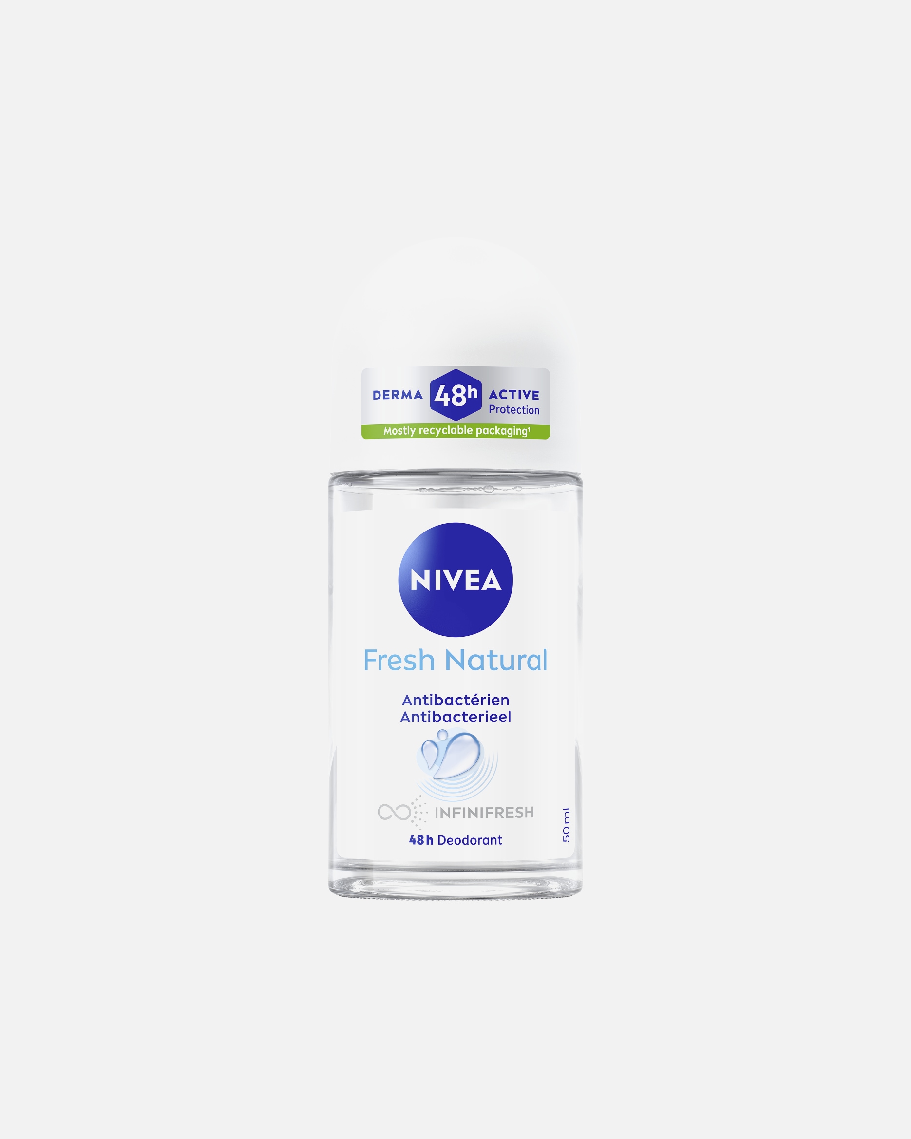Déodorant pour Femme NIVEA Bille 48H Fresh Natural 50 ml