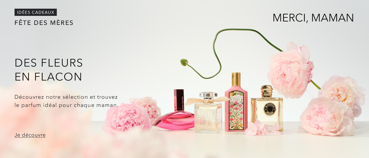 Explorez notre sélection de parfums pour la fête des mères, avec des flacons floraux de Gucci Flora et Burberry Goddess, et trouvez le cadeau idéal pour votre maman. Je découvre.