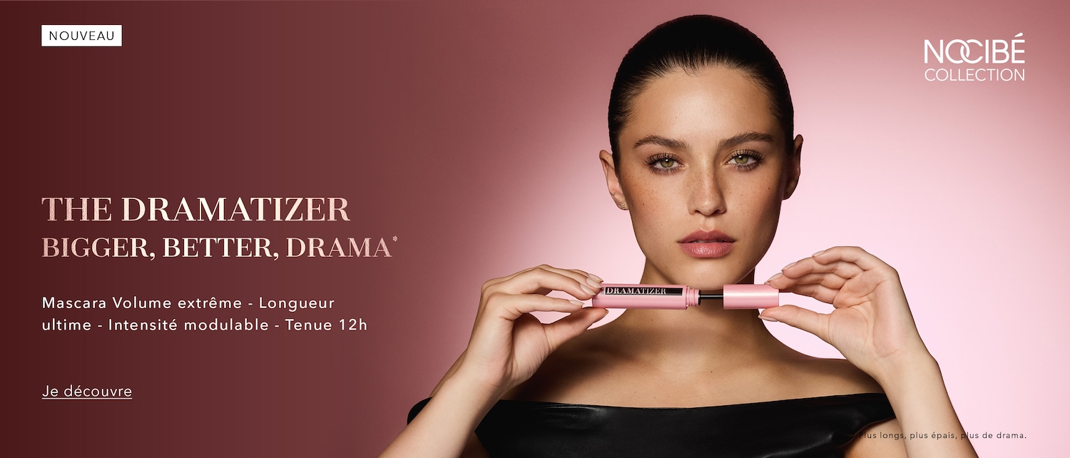 Découvrez le nouveau mascara The Dramatizer de Nocibé Collection, pour un volume extrême, une longueur ultime et une intensité modulable, avec une tenue de 12h.