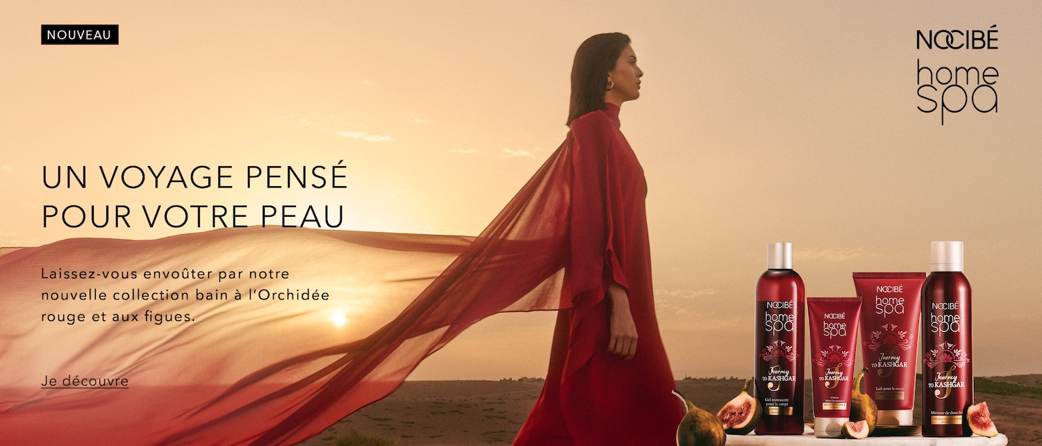 Découvrez la nouvelle collection de bain Nocibé Home Spa à l'Orchidée rouge et aux figues, un voyage pensé pour votre peau, et laissez-vous envoûter.