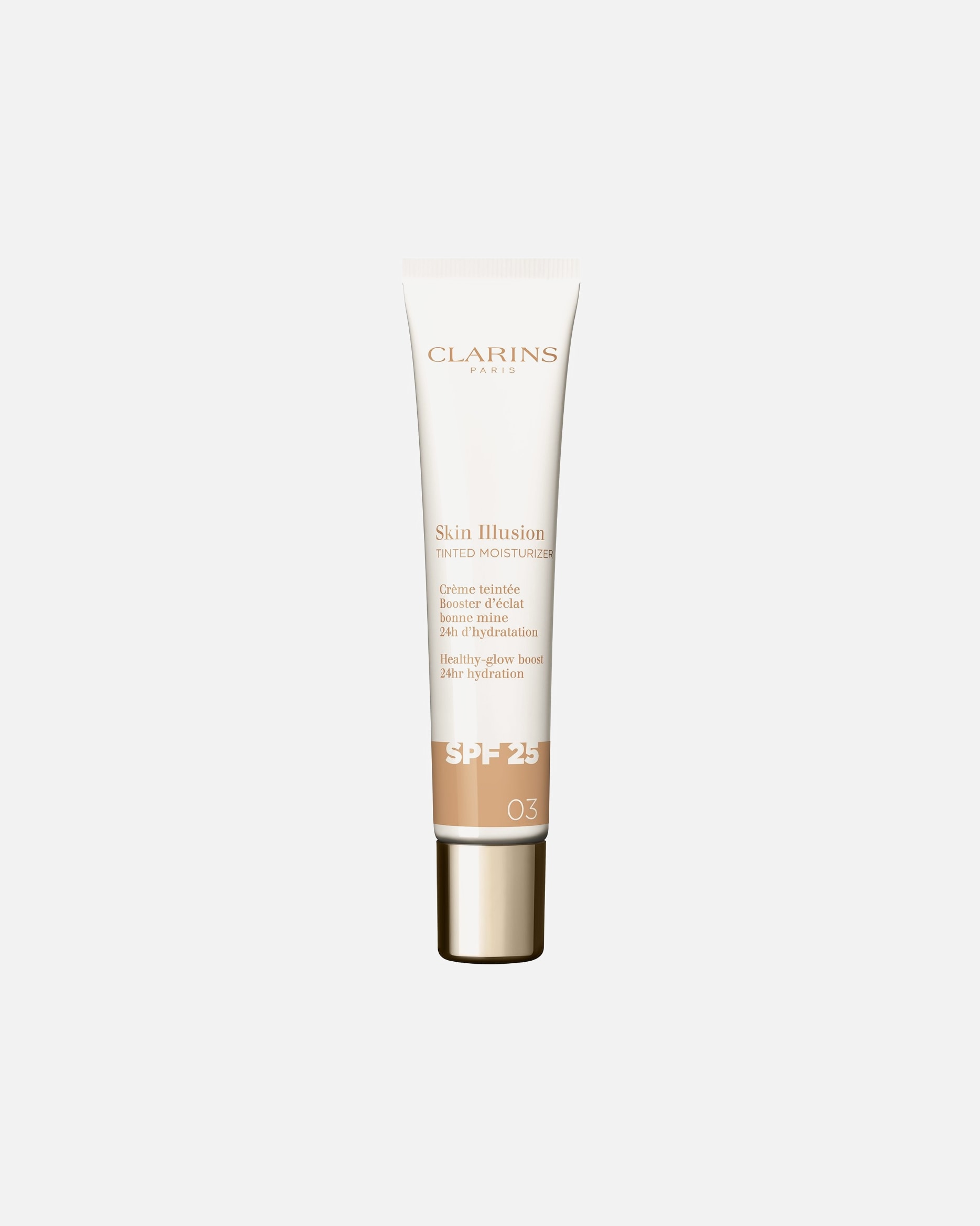 BB crème pour Unisexe Clarins Skin Illusion TINTED MOISTURIZER SPF25 – CREME TEINTEE BOOSTER D’ECLAT 03 - 40ml