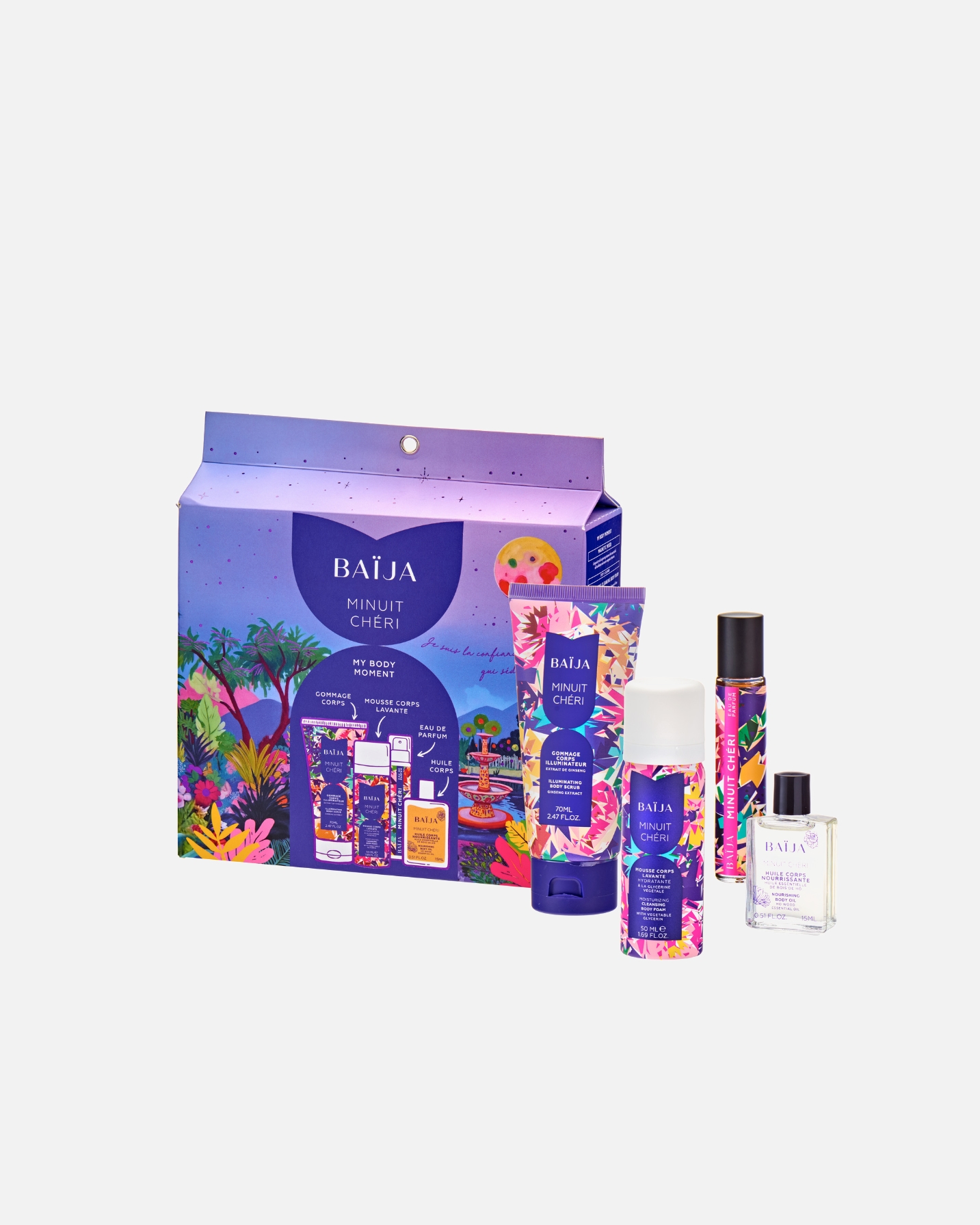 Coffret soin corps pour Femme Baija Paris Minuit Chéri My body moment 1 unité