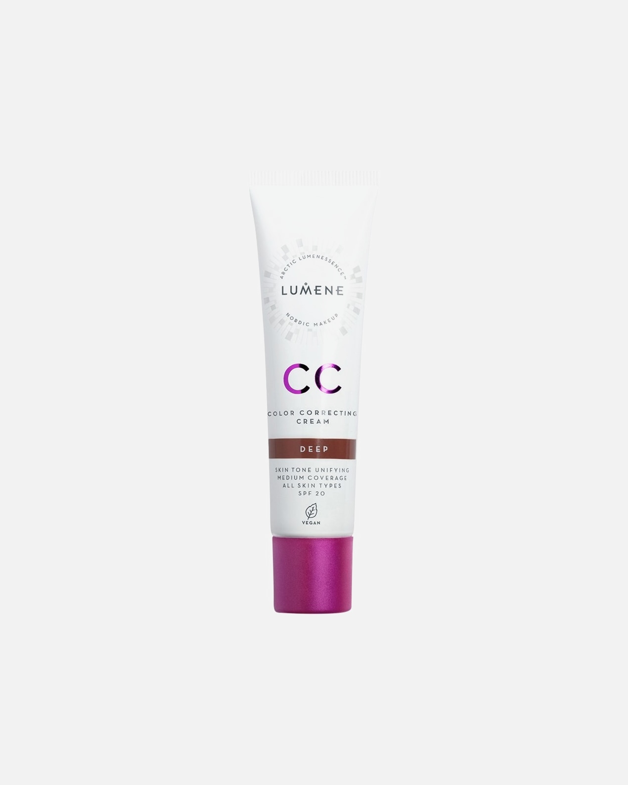 CC crème pour Unisexe Lumene Color Correcting Cream SPF20 DEEP