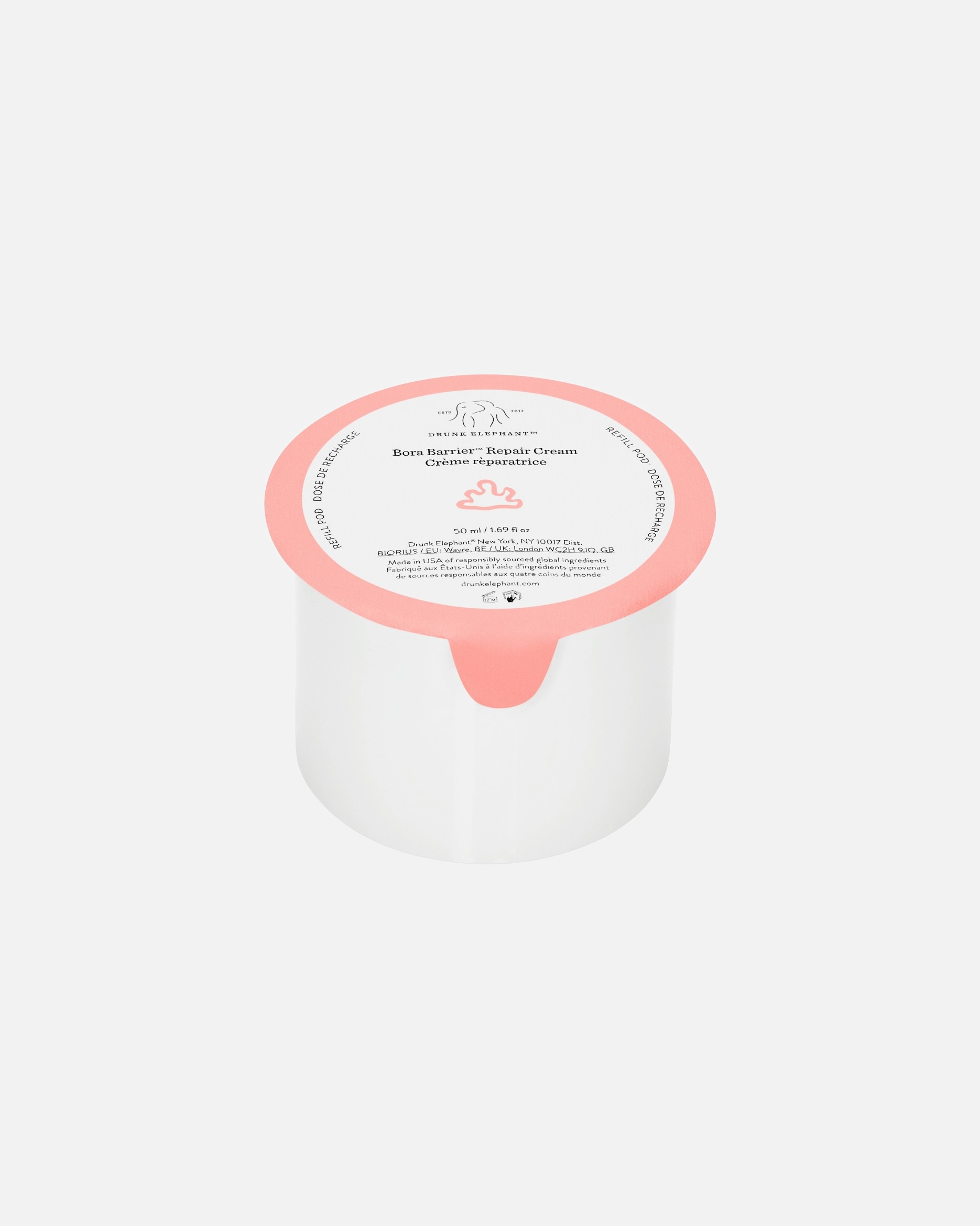 Crème visage pour Unisexe Drunk Elephant Bora Barrier™ Repair Cream 50 ml