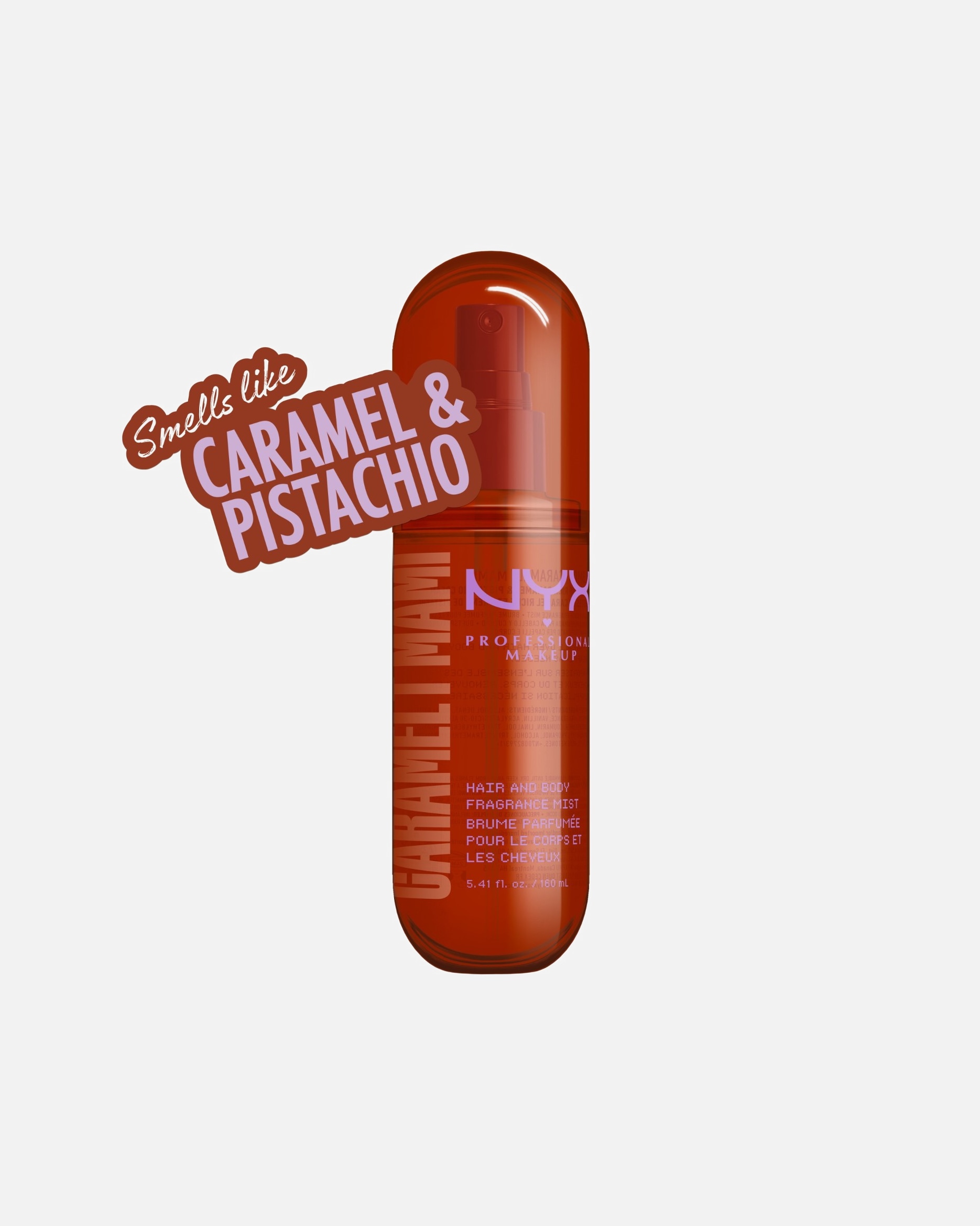 Spray pour le corps pour Unisexe NYX Professional Makeup Fat Oil Body Fat Oil Body Caramelt Mami 160 ml