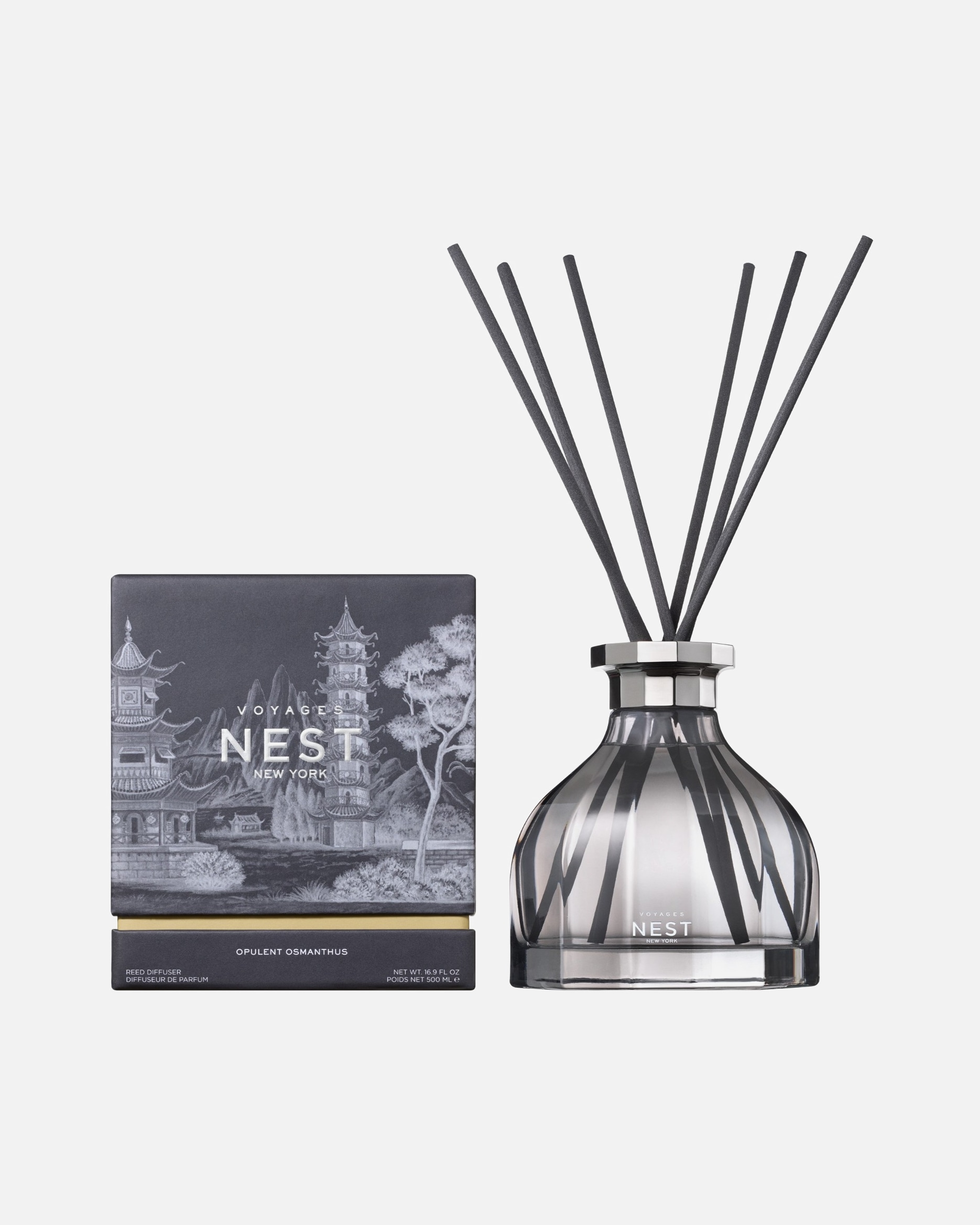 Parfum d'ambiance pour Unisexe NEST NEW YORK Default Brand Line Voyages Opulent Osmanthus Reed Diffuser 500 ml