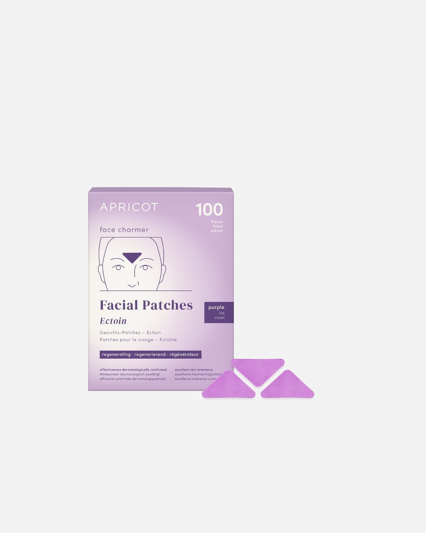 Masque anti-âge pour Unisexe Apricot Facial Patches Ectoin 30 Grammes