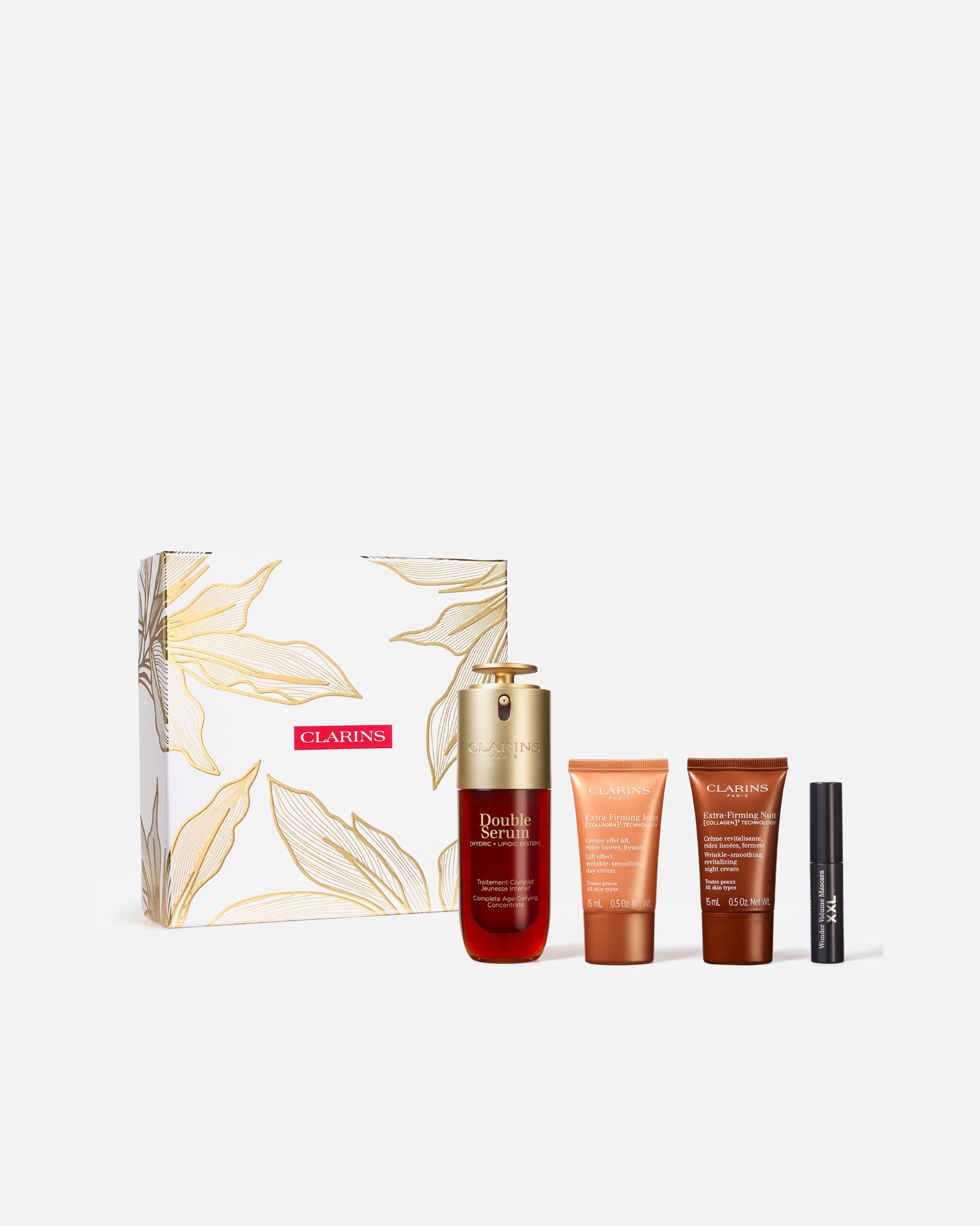 Coffret soin visage pour Femme Clarins Double Serum Mes essentiels anti-âge & fermeté 1 unité