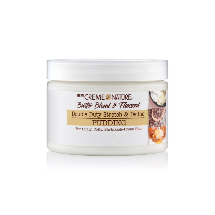 Creme of Nature - Butter Blend & Flaxseed - Crème coiffante Pudding Cire et crème cheveux 326 ml unisex