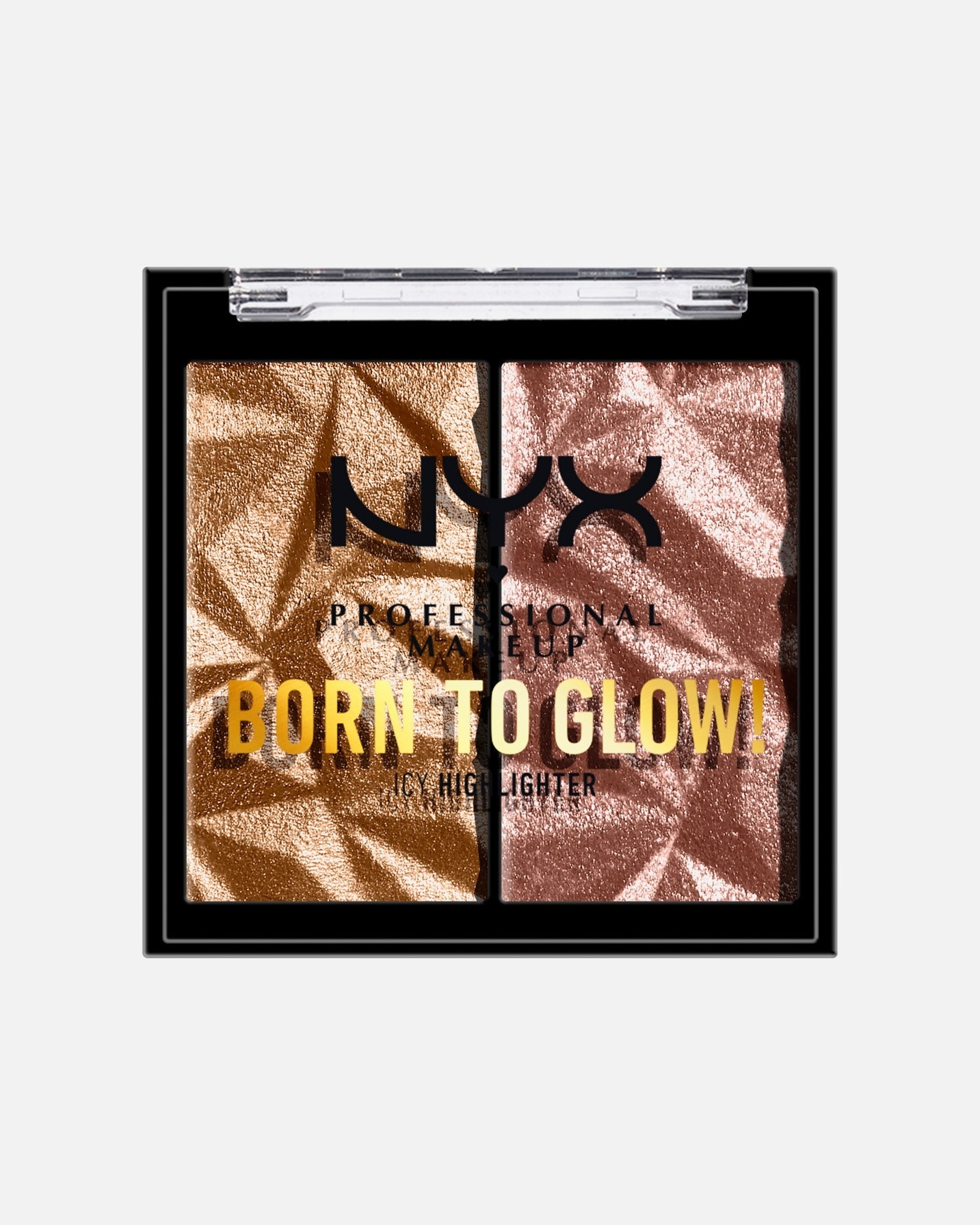 Illuminateur de teint pour Unisexe NYX Professional Makeup Born to Flow Icy Duo 08 - BOUT THE BRONZE