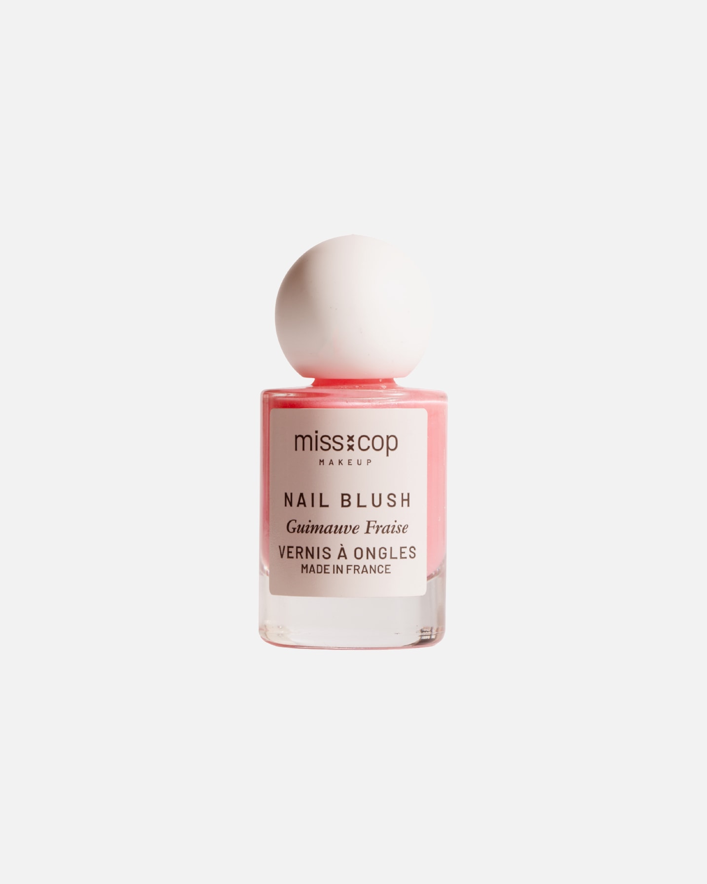 Vernis pour Unisexe Miss Cop Blush nails 01 Guimauve Fraise