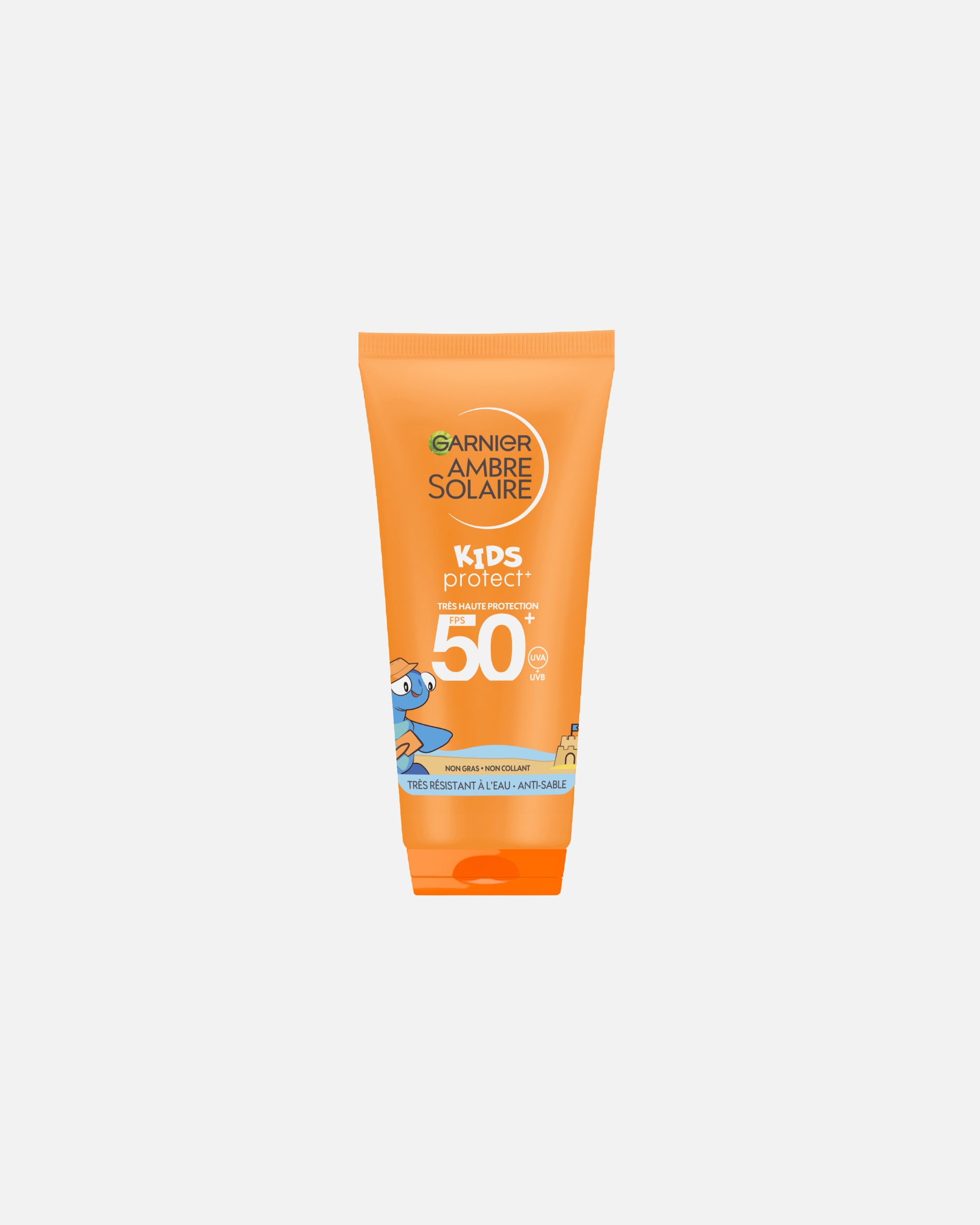 Crème solaire pour Unisexe Garnier Ambre Solaire Lait Solaire Enfant Très Haute Protection SPF50+ 100 ml
